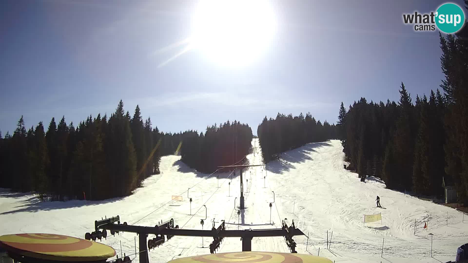 Comprensorio sciistico Rogla Webcam live Ostruščica piste 1 e 2