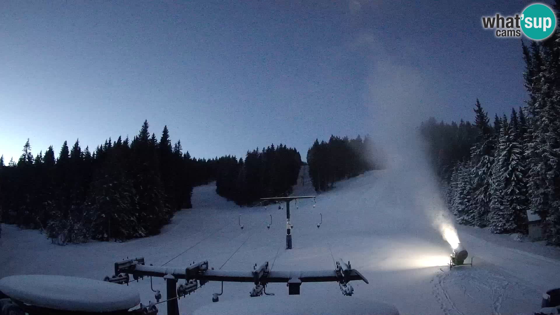 Station de ski Rogla Webcam Ostruščica pistes 1 et 2