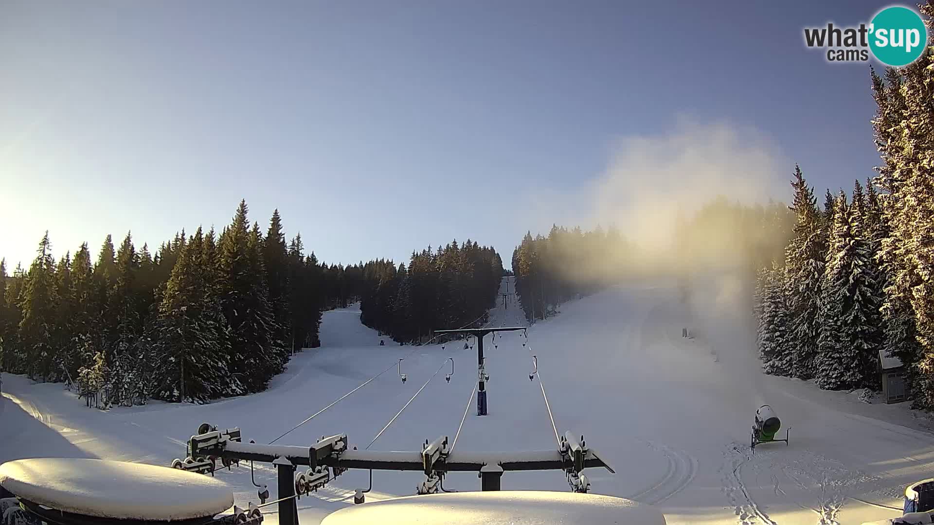 Estación de esquí Rogla Webcam Ostruščica pistas 1 y 2