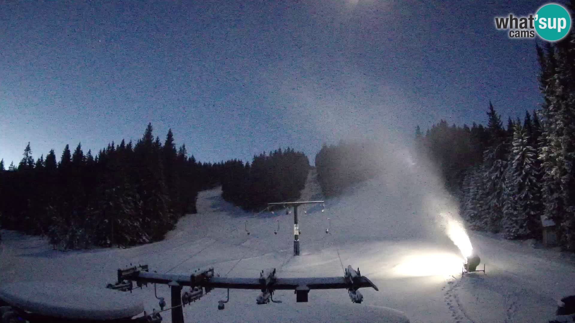 Estación de esquí Rogla Webcam Ostruščica pistas 1 y 2