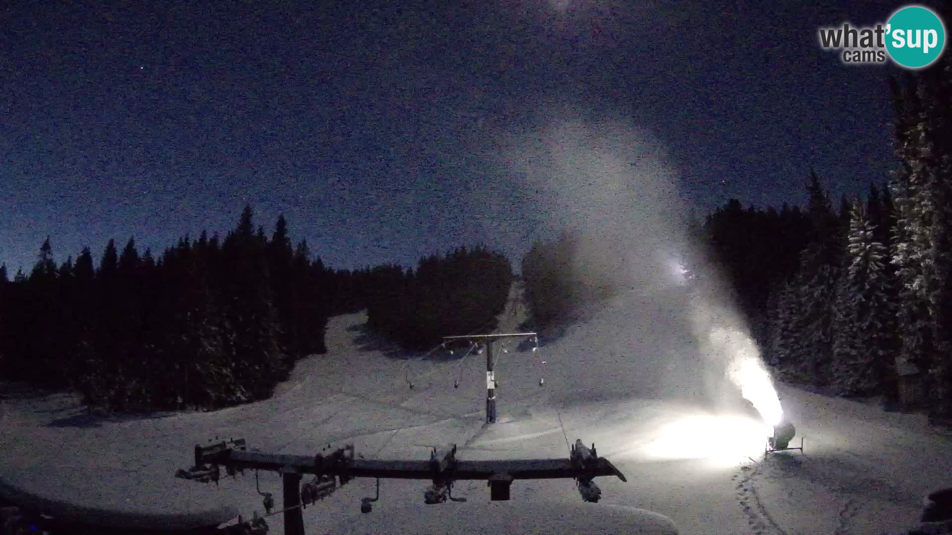 Estación de esquí Rogla Webcam Ostruščica pistas 1 y 2