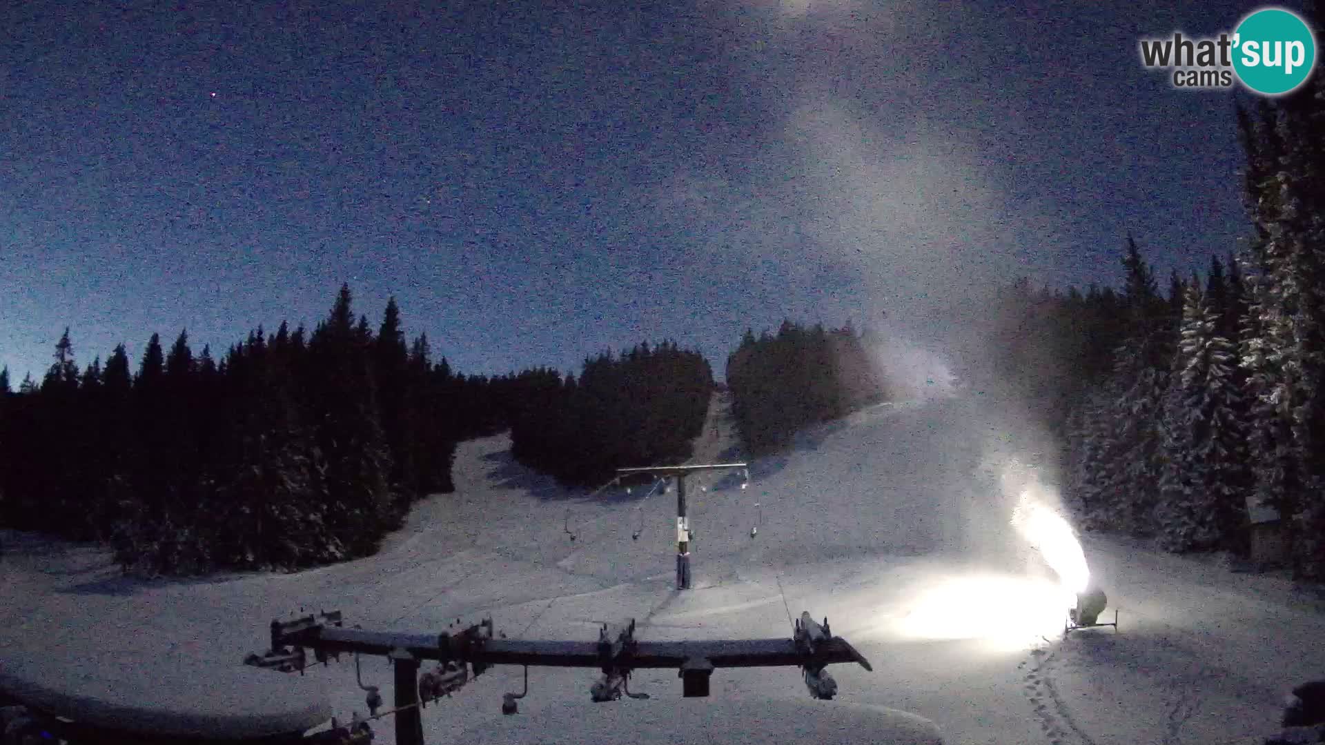 Estación de esquí Rogla Webcam Ostruščica pistas 1 y 2