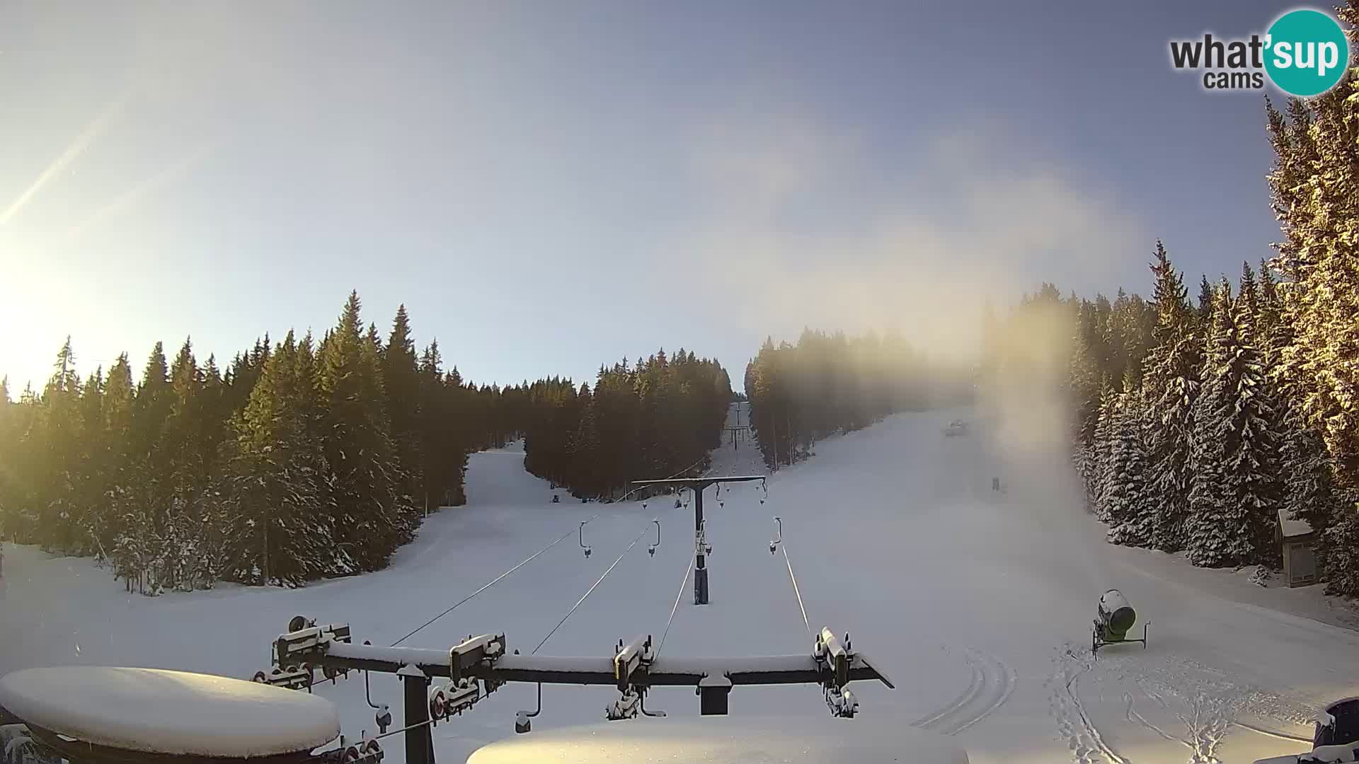 Estación de esquí Rogla Webcam Ostruščica pistas 1 y 2