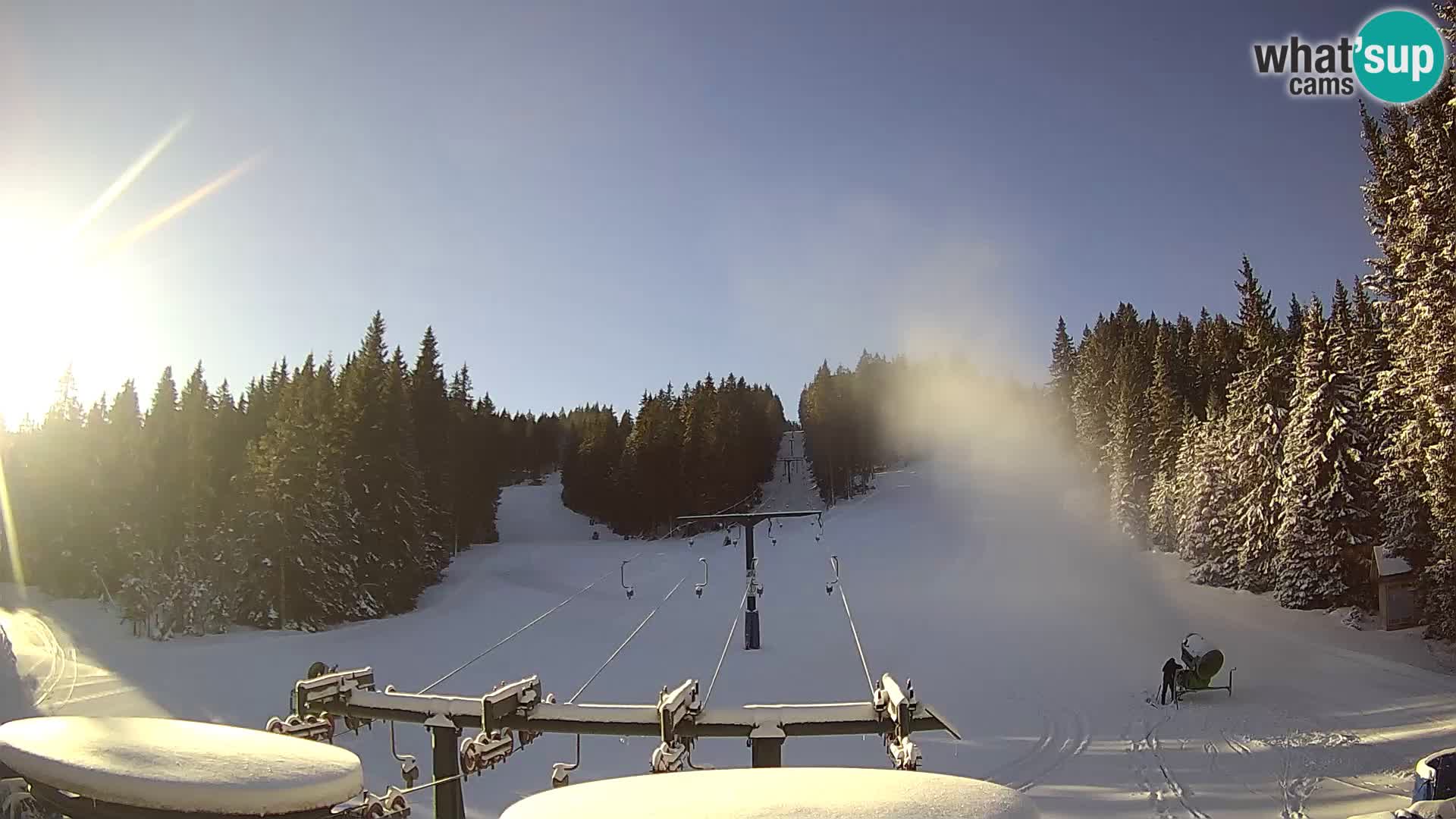 Station de ski Rogla Webcam Ostruščica pistes 1 et 2