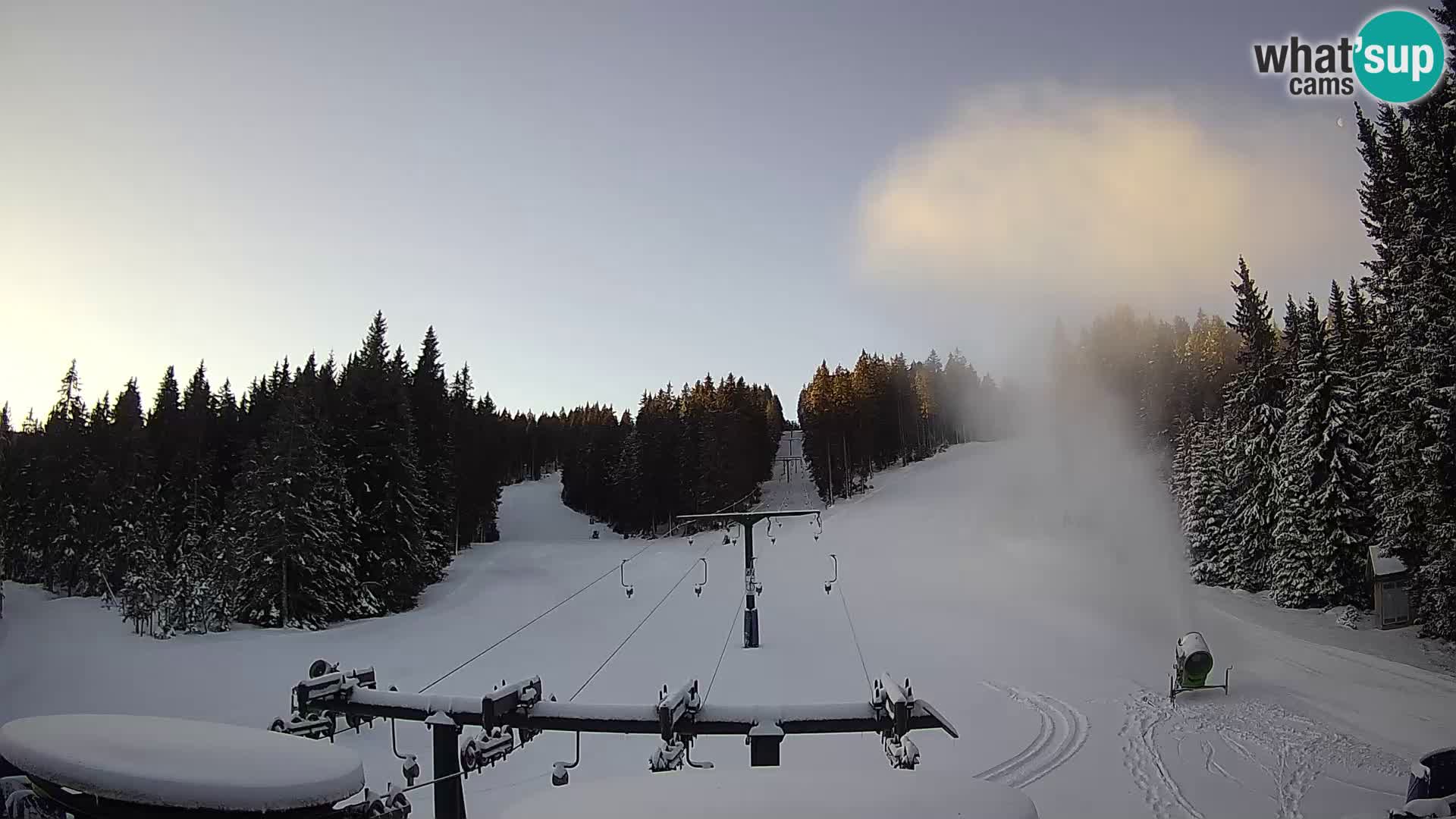 Estación de esquí Rogla Webcam Ostruščica pistas 1 y 2