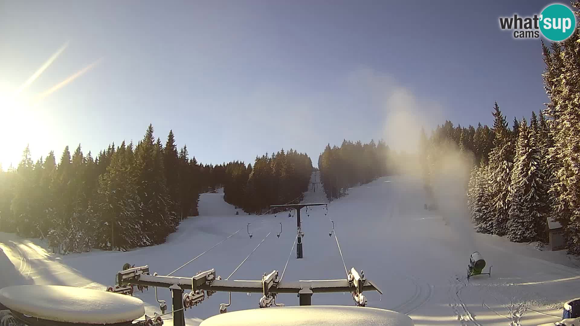 Station de ski Rogla Webcam Ostruščica pistes 1 et 2