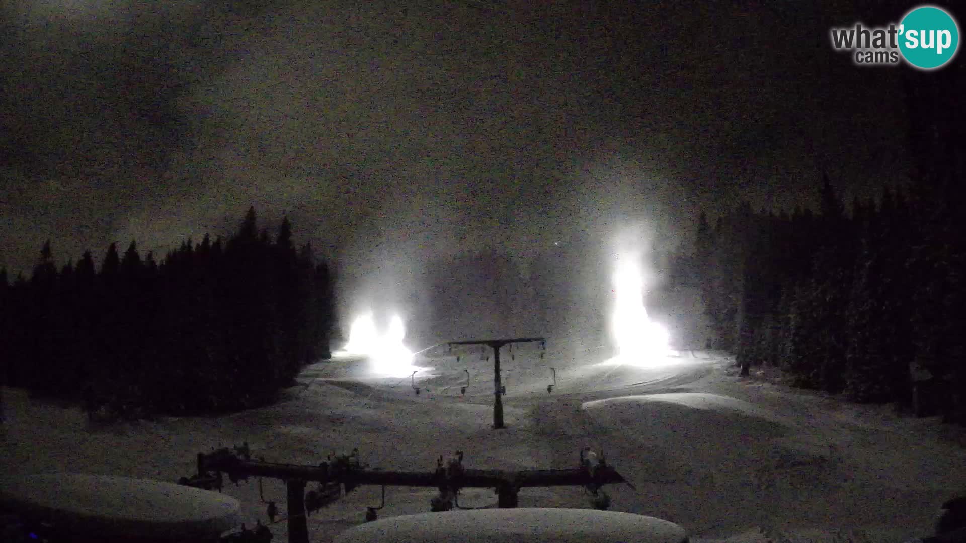 Comprensorio sciistico Rogla Webcam live Ostruščica piste 1 e 2