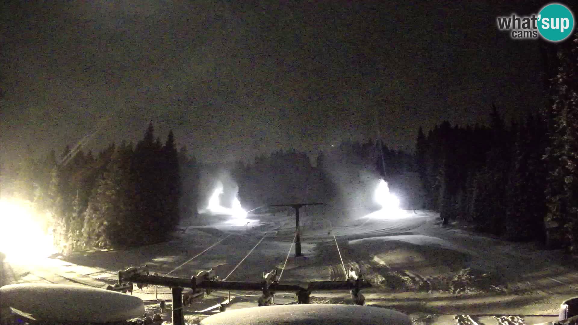 Comprensorio sciistico Rogla Webcam live Ostruščica piste 1 e 2