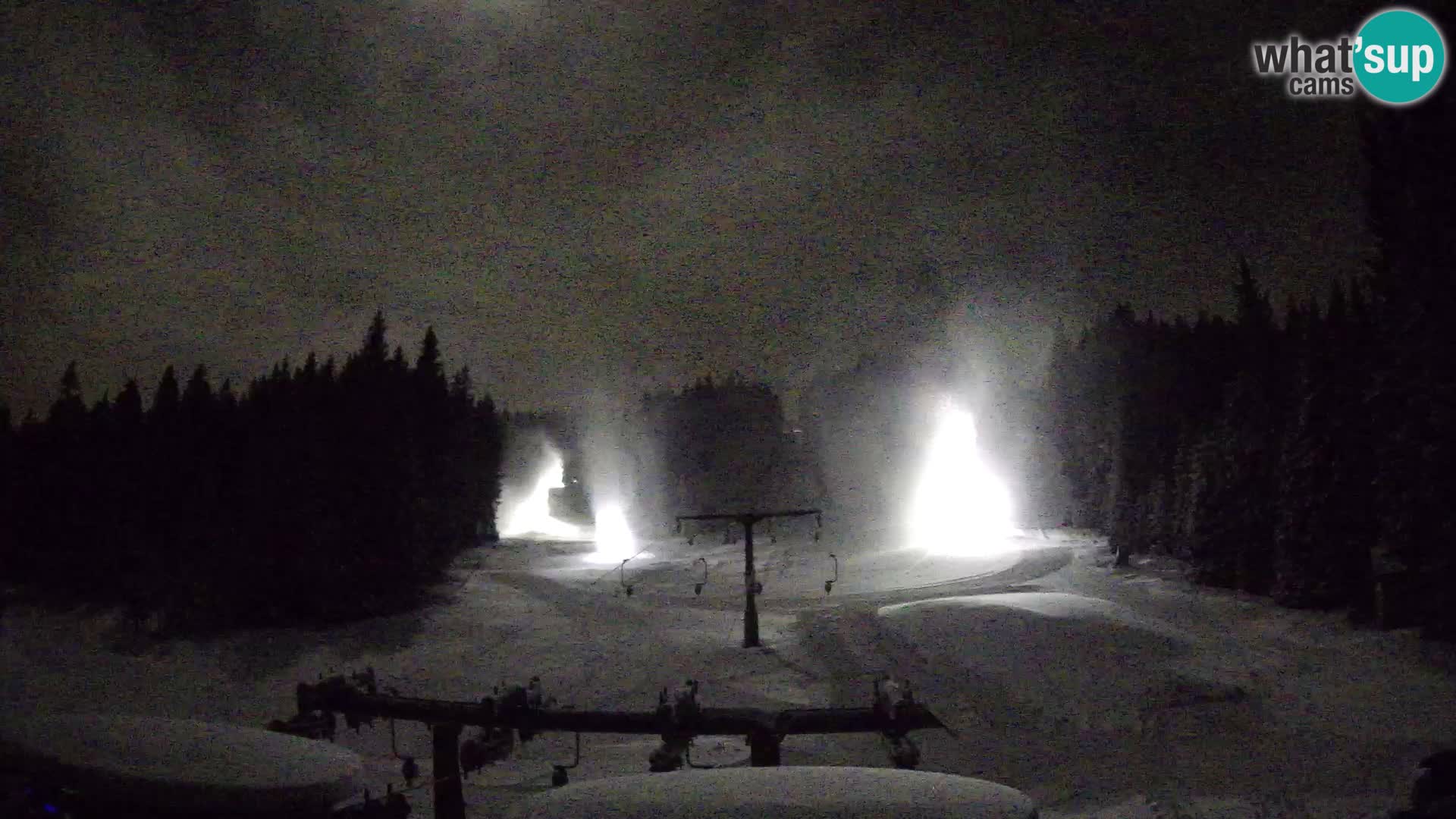 Comprensorio sciistico Rogla Webcam live Ostruščica piste 1 e 2