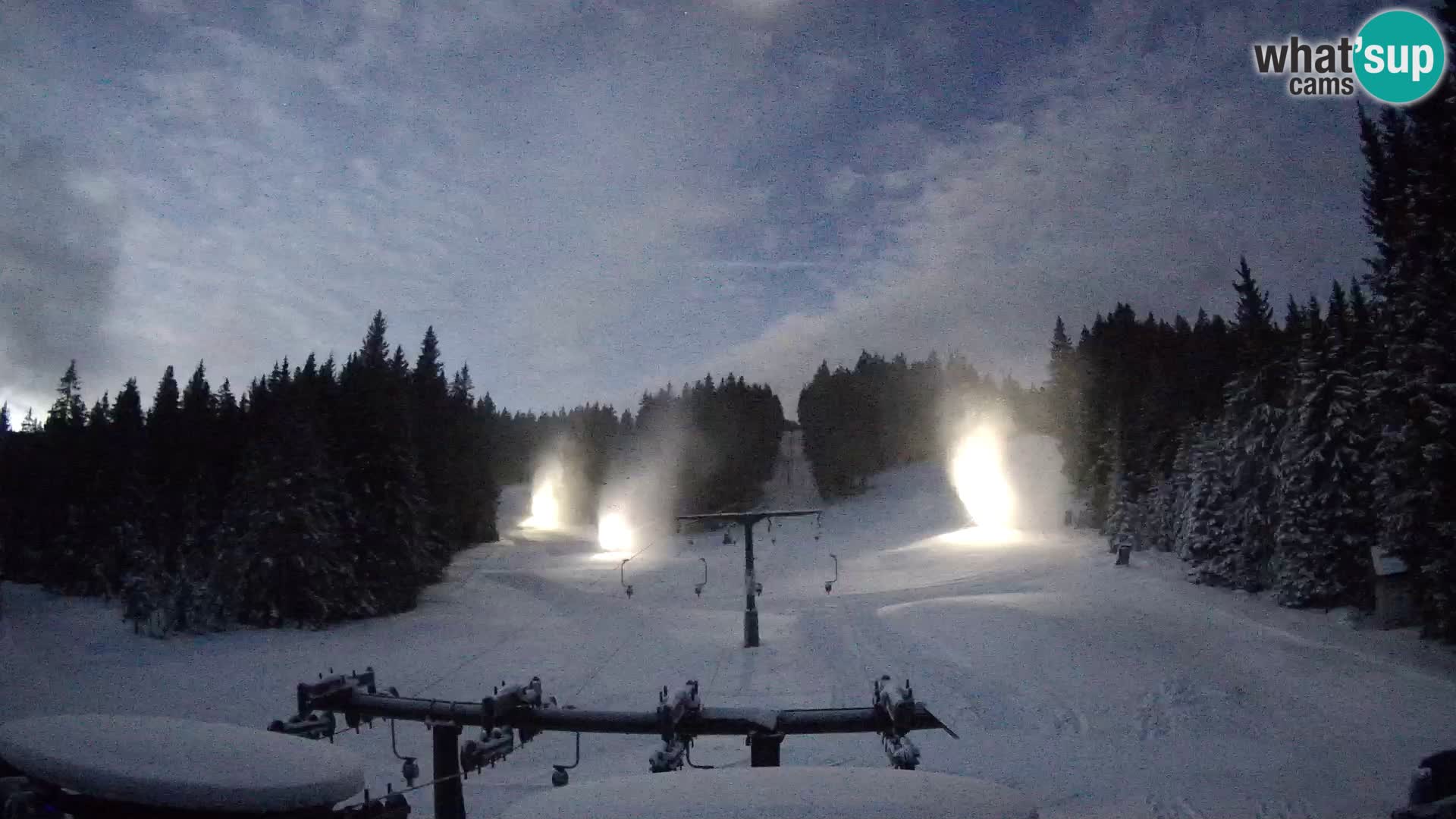 Skigebiet Rogla Webcam Ostruščica Piste 1 und 2