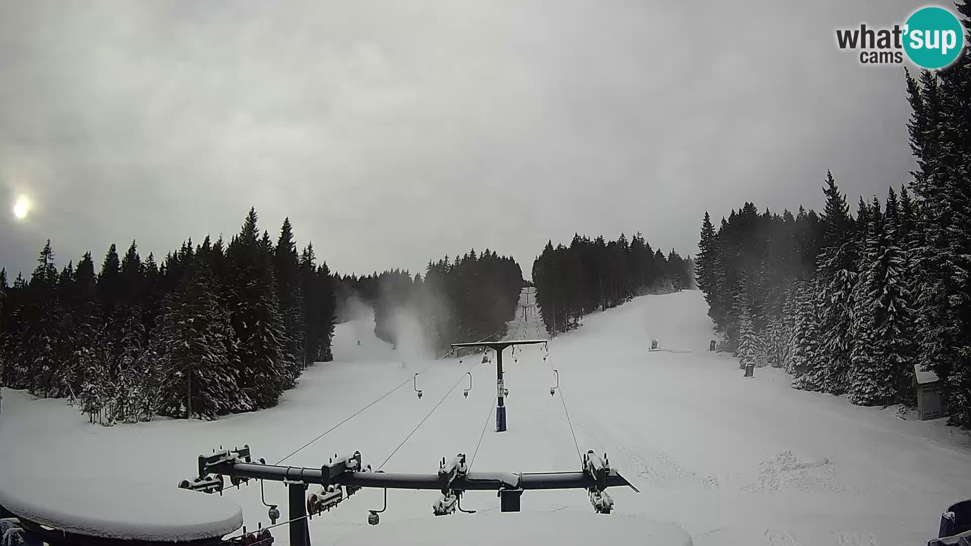 Skigebiet Rogla Webcam Ostruščica Piste 1 und 2