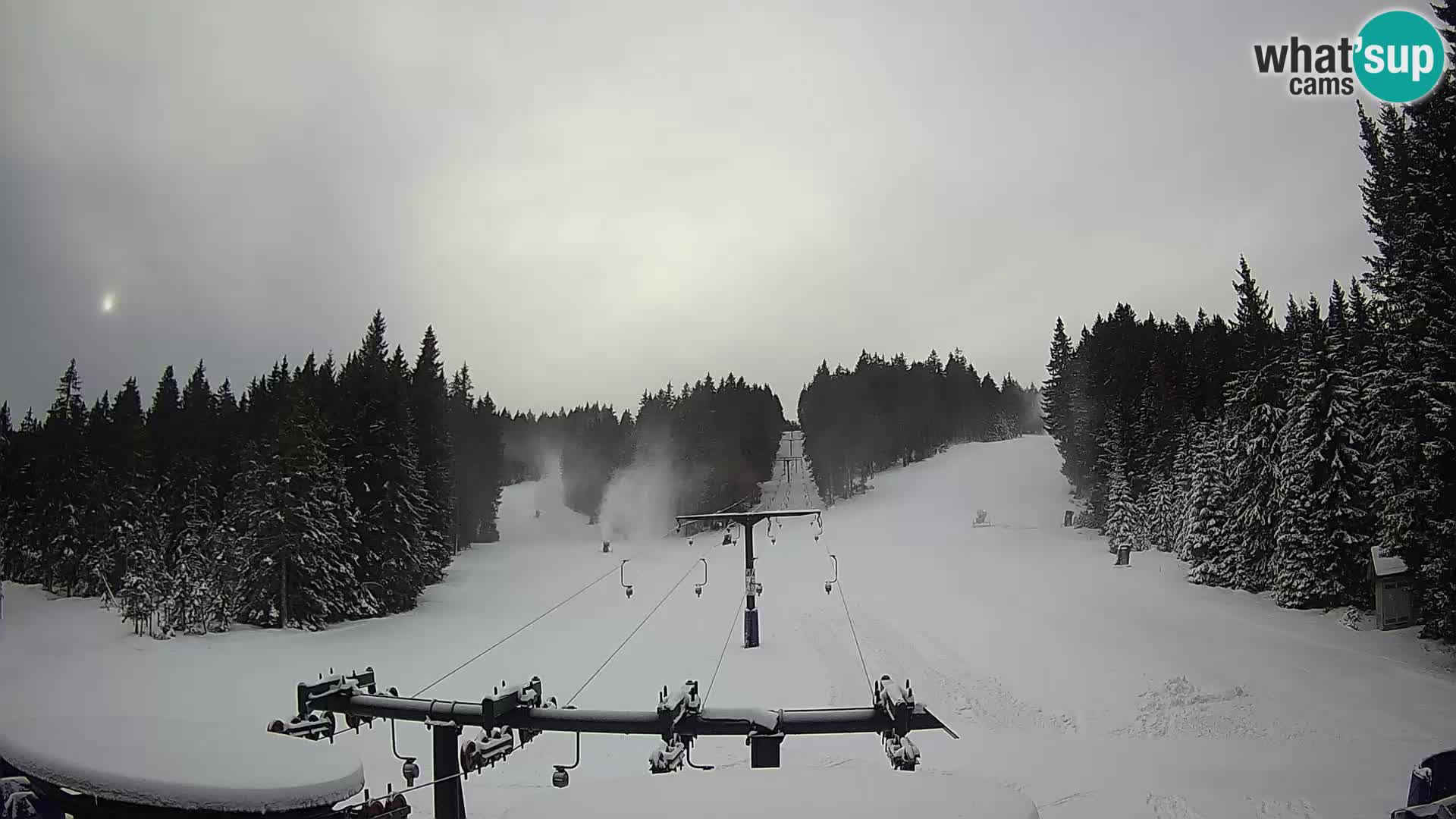 Skigebiet Rogla Webcam Ostruščica Piste 1 und 2