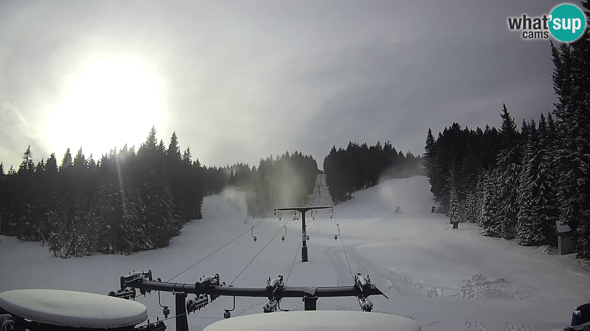 Station de ski Rogla Webcam Ostruščica pistes 1 et 2