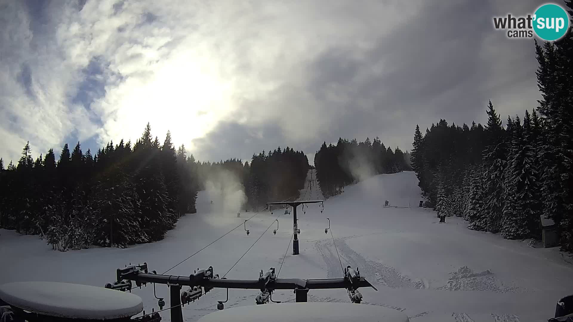 Estación de esquí Rogla Webcam Ostruščica pistas 1 y 2