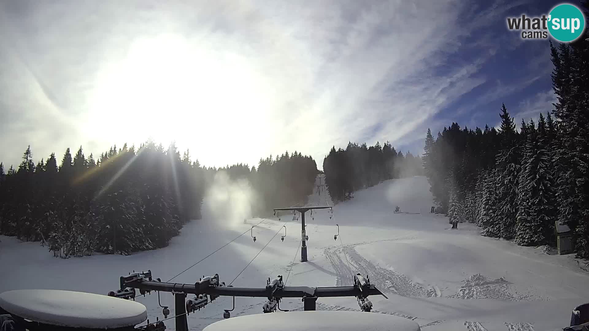 Estación de esquí Rogla Webcam Ostruščica pistas 1 y 2