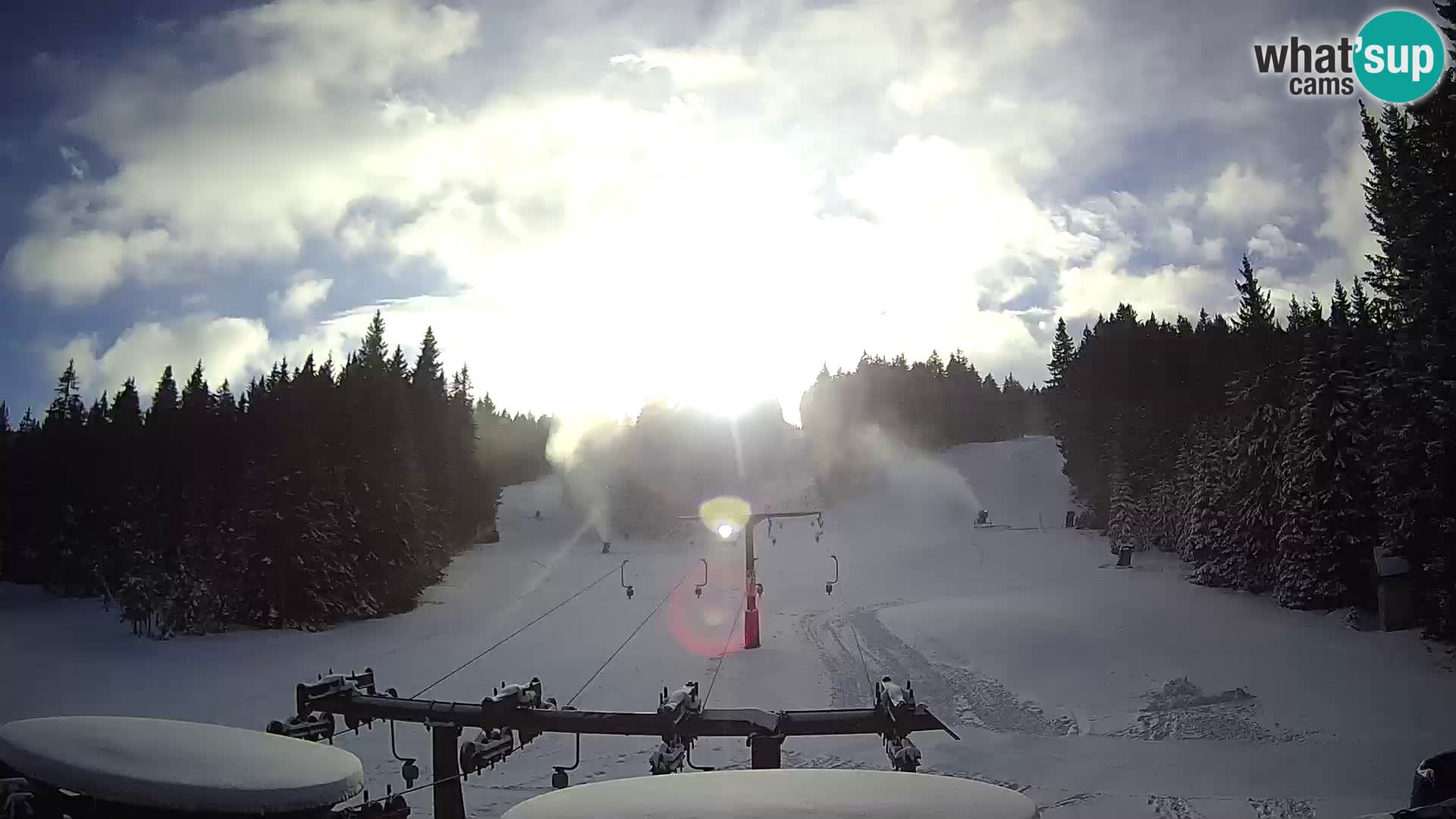 Estación de esquí Rogla Webcam Ostruščica pistas 1 y 2