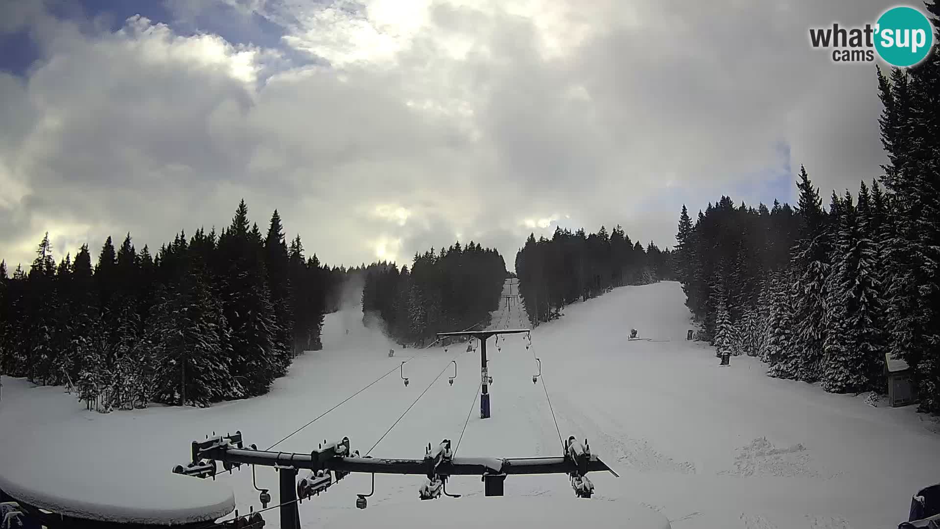 Estación de esquí Rogla Webcam Ostruščica pistas 1 y 2