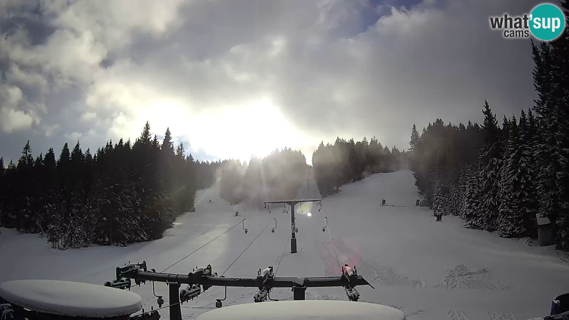 Estación de esquí Rogla Webcam Ostruščica pistas 1 y 2