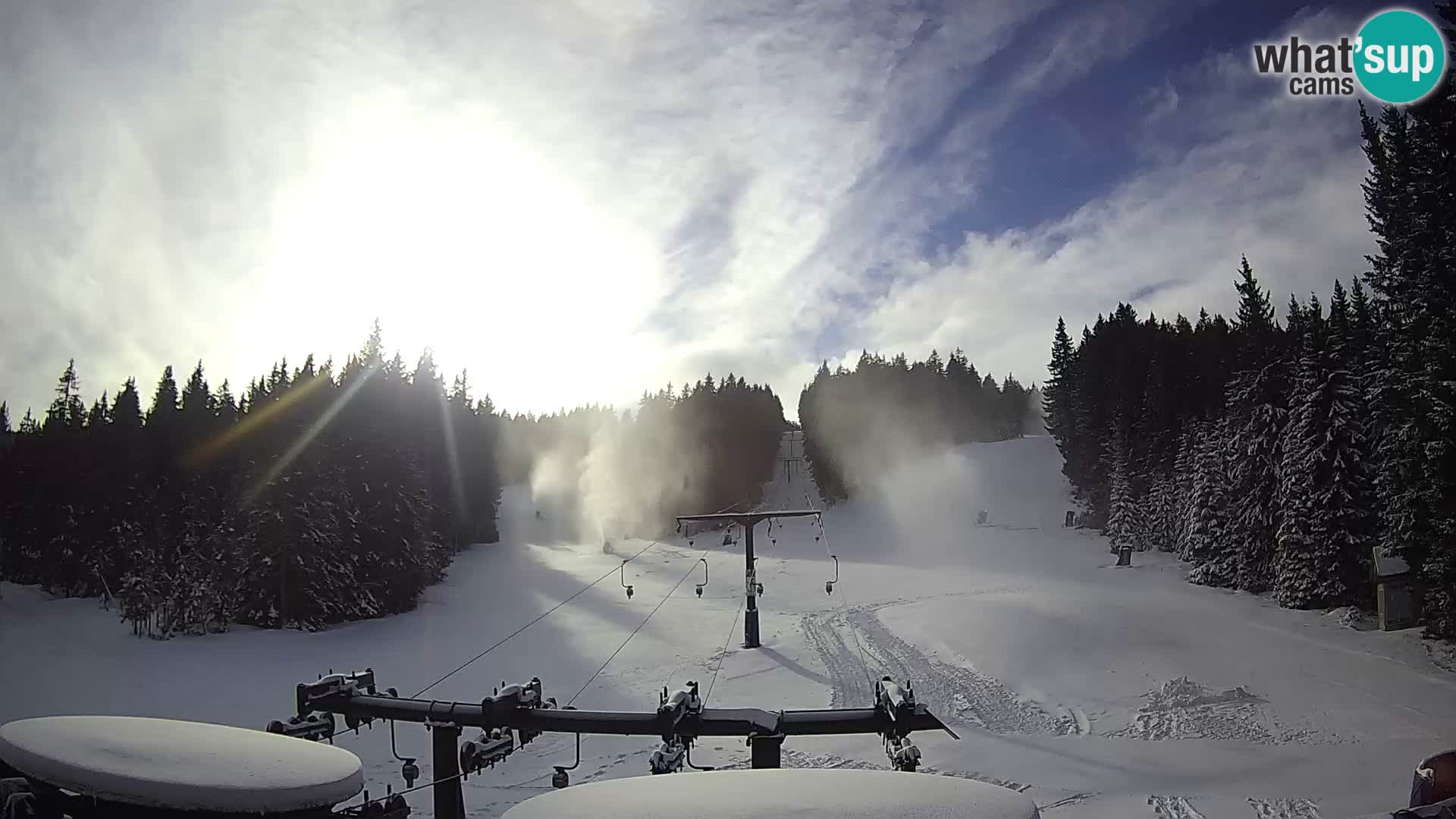 Station de ski Rogla Webcam Ostruščica pistes 1 et 2