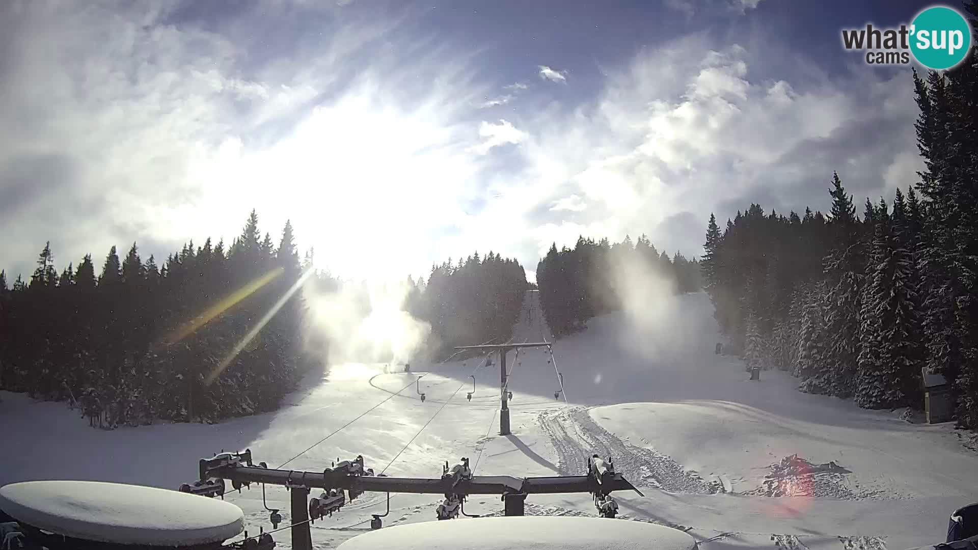 Estación de esquí Rogla Webcam Ostruščica pistas 1 y 2