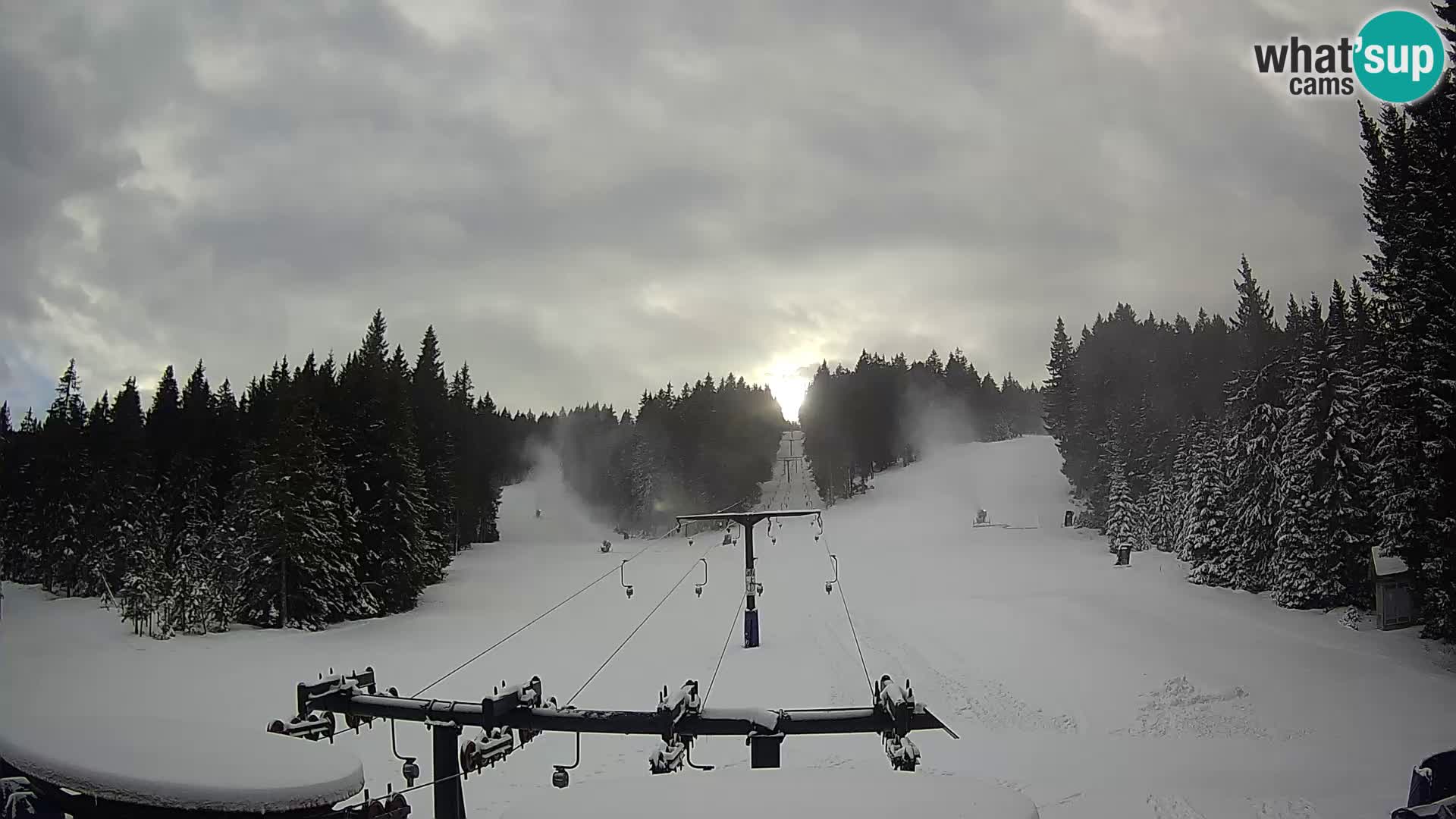 Estación de esquí Rogla Webcam Ostruščica pistas 1 y 2