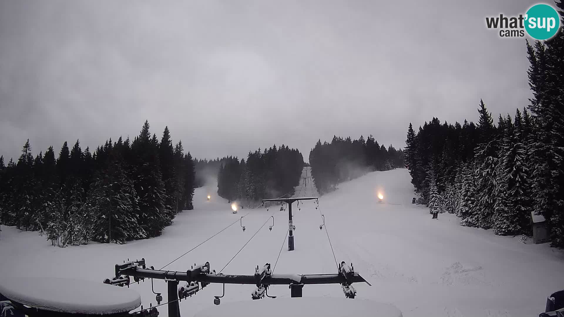 Estación de esquí Rogla Webcam Ostruščica pistas 1 y 2