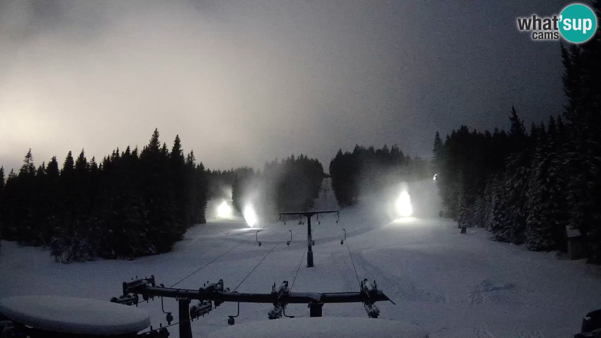 Skigebiet Rogla Webcam Ostruščica Piste 1 und 2