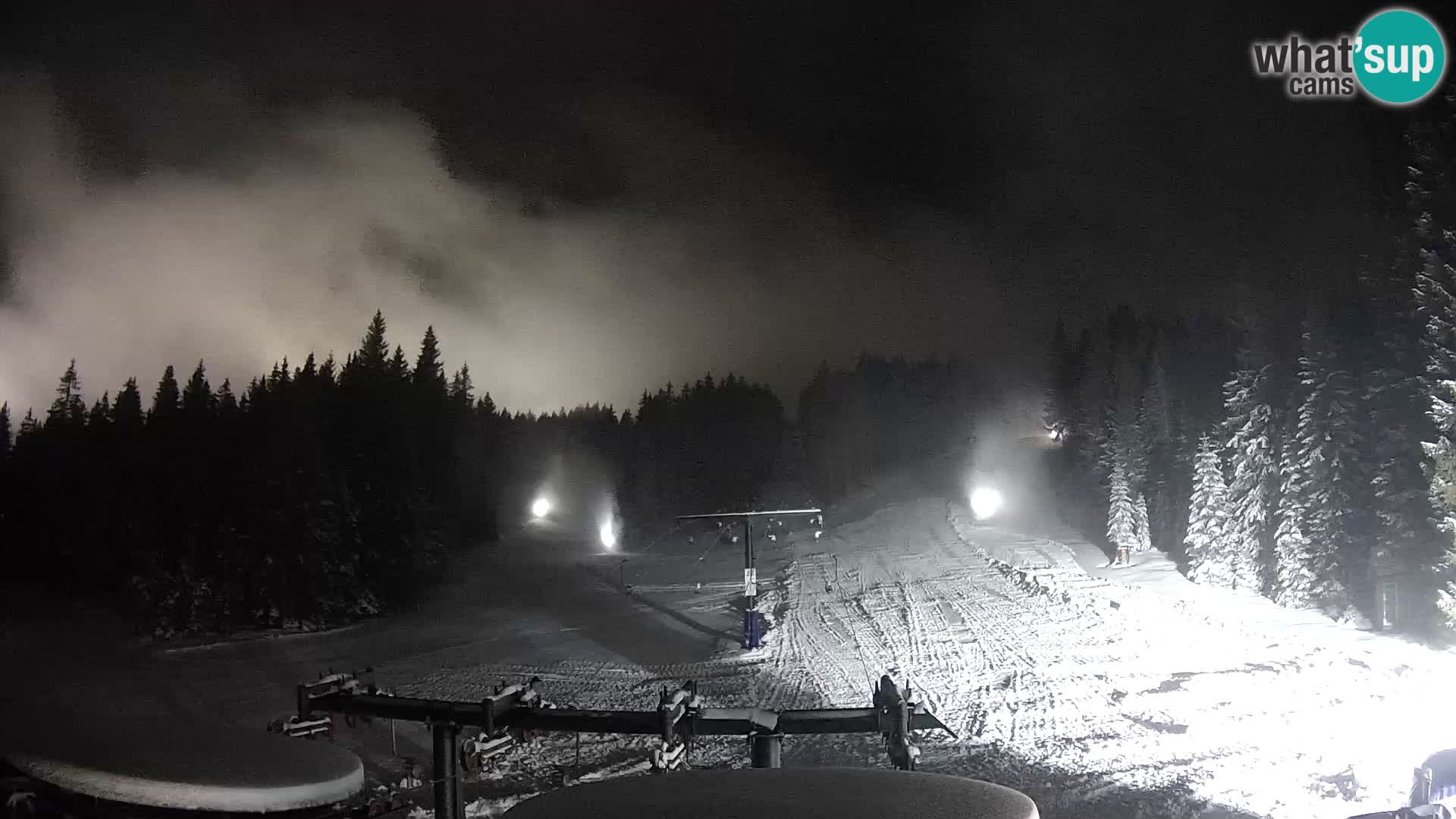 Estación de esquí Rogla Webcam Ostruščica pistas 1 y 2