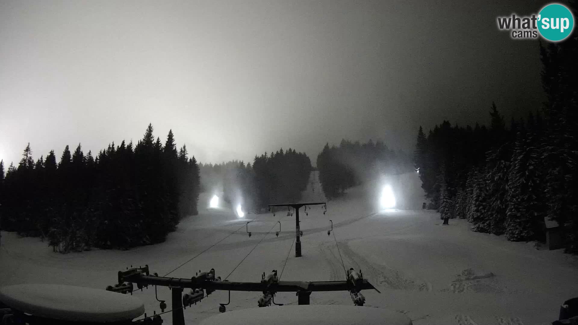 Comprensorio sciistico Rogla Webcam live Ostruščica piste 1 e 2