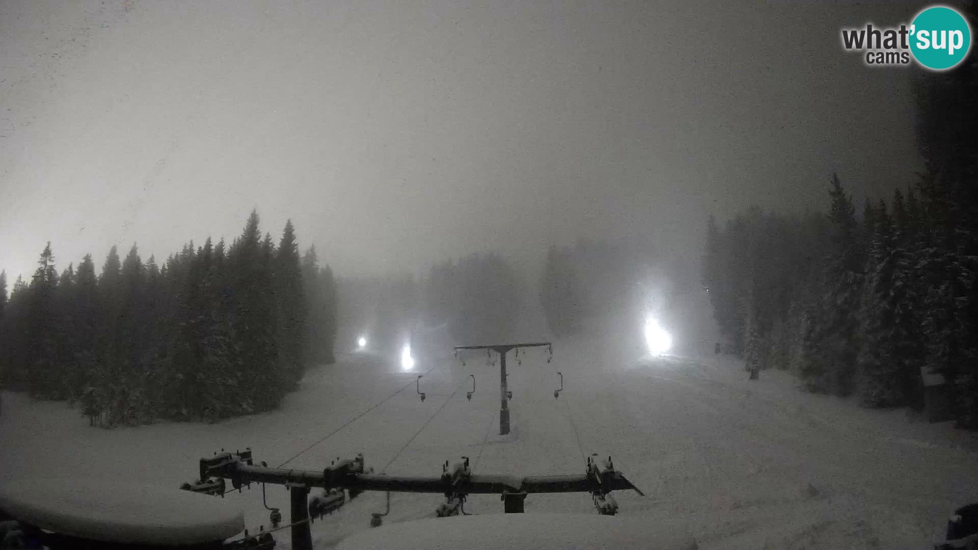 Comprensorio sciistico Rogla Webcam live Ostruščica piste 1 e 2