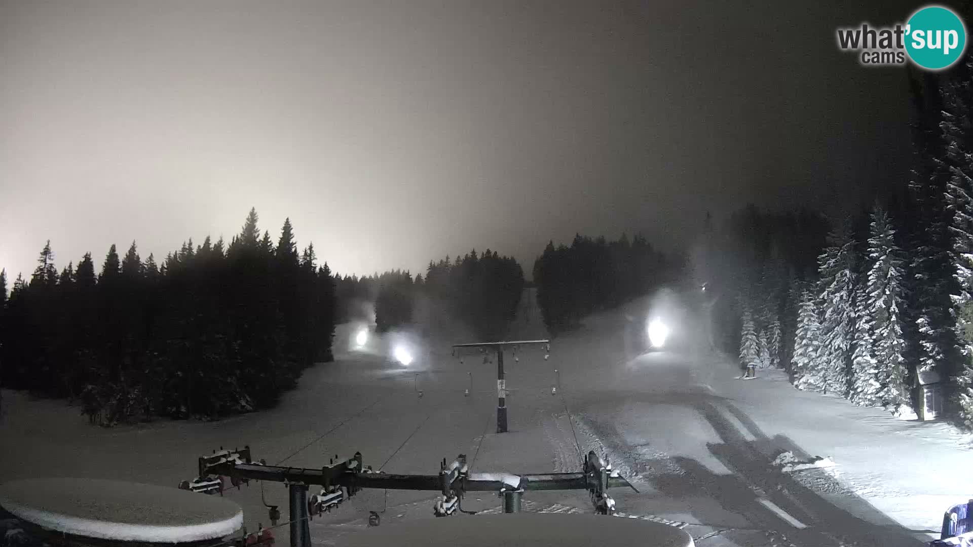 Estación de esquí Rogla Webcam Ostruščica pistas 1 y 2