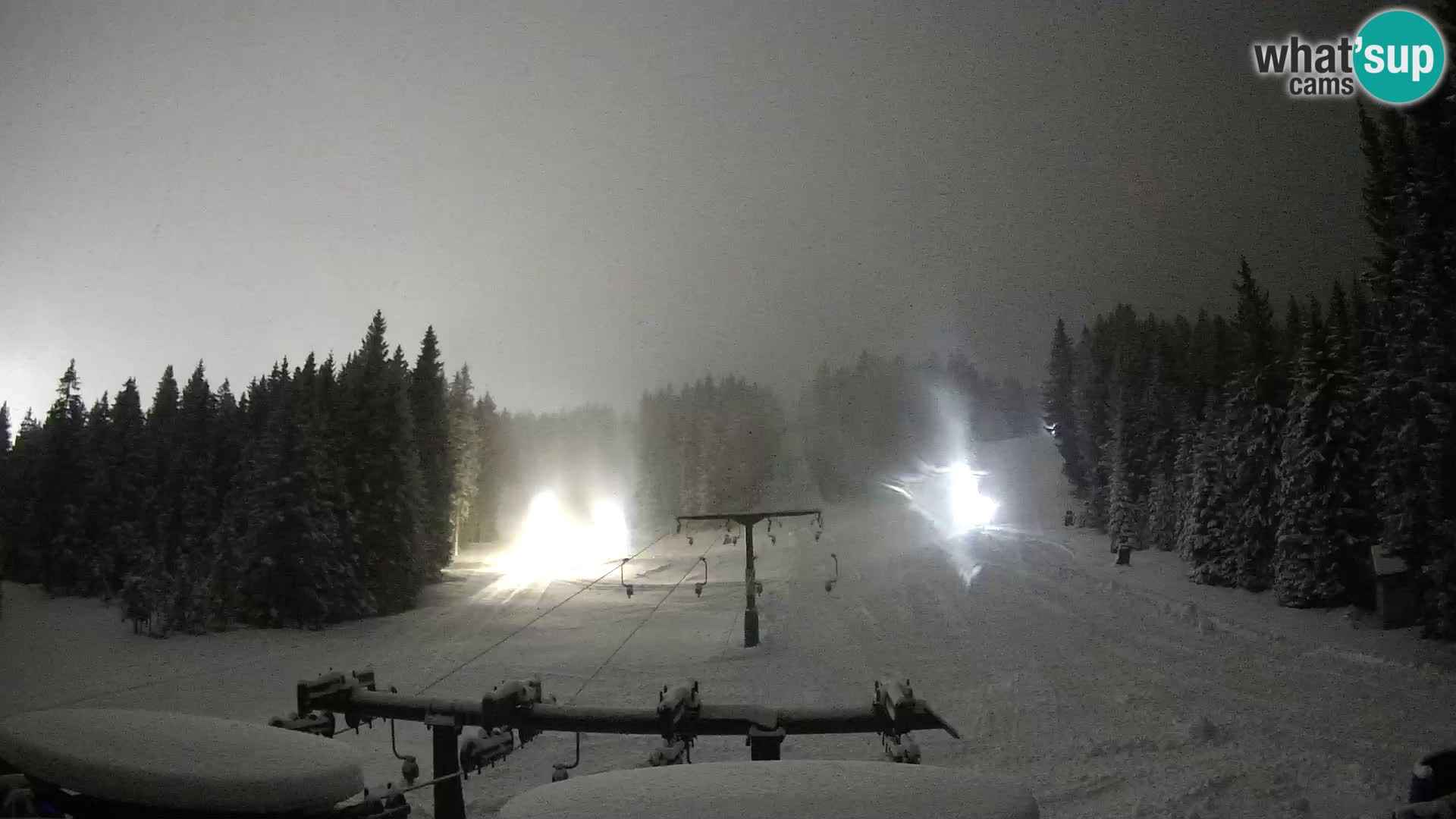 Station de ski Rogla Webcam Ostruščica pistes 1 et 2