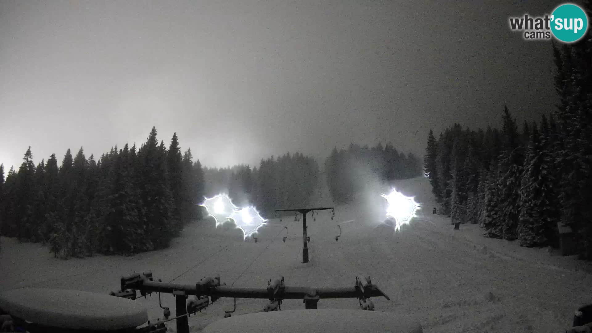 Skigebiet Rogla Webcam Ostruščica Piste 1 und 2