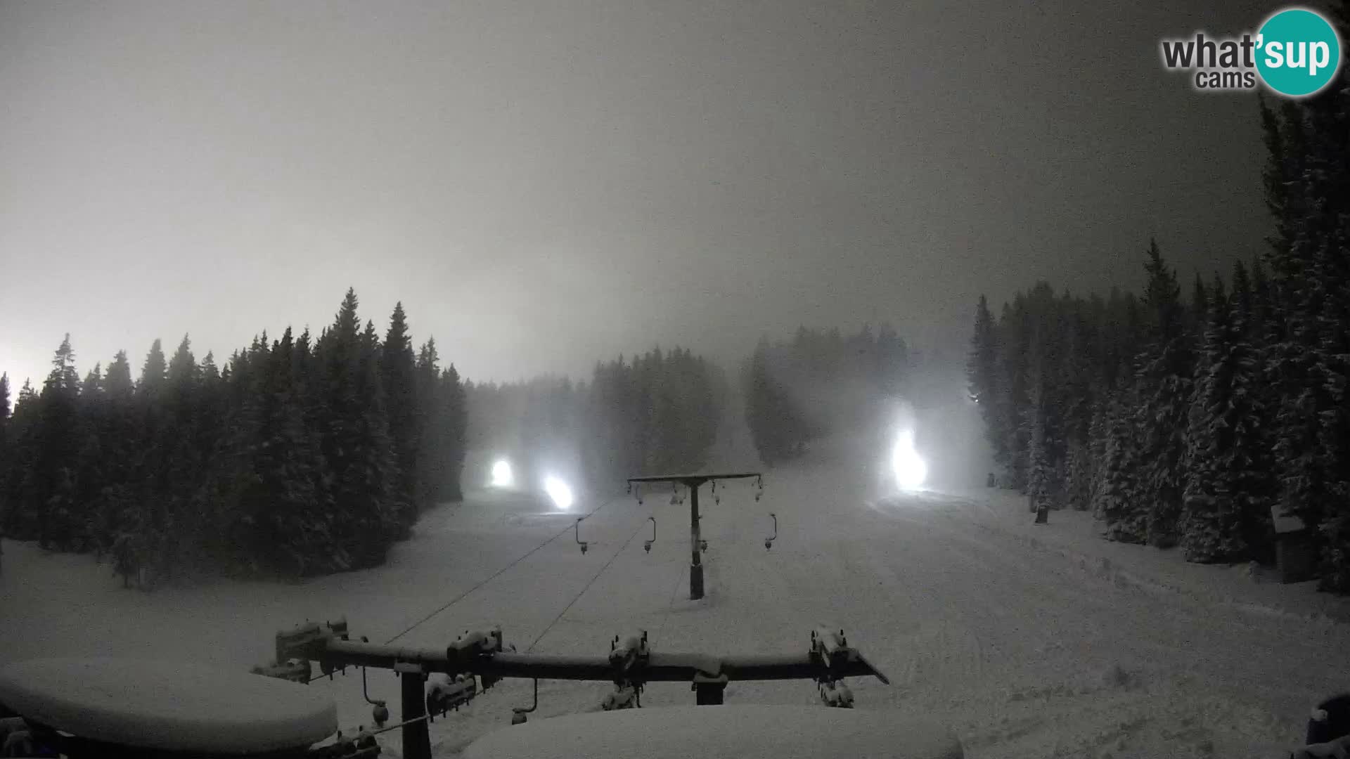 Comprensorio sciistico Rogla Webcam live Ostruščica piste 1 e 2