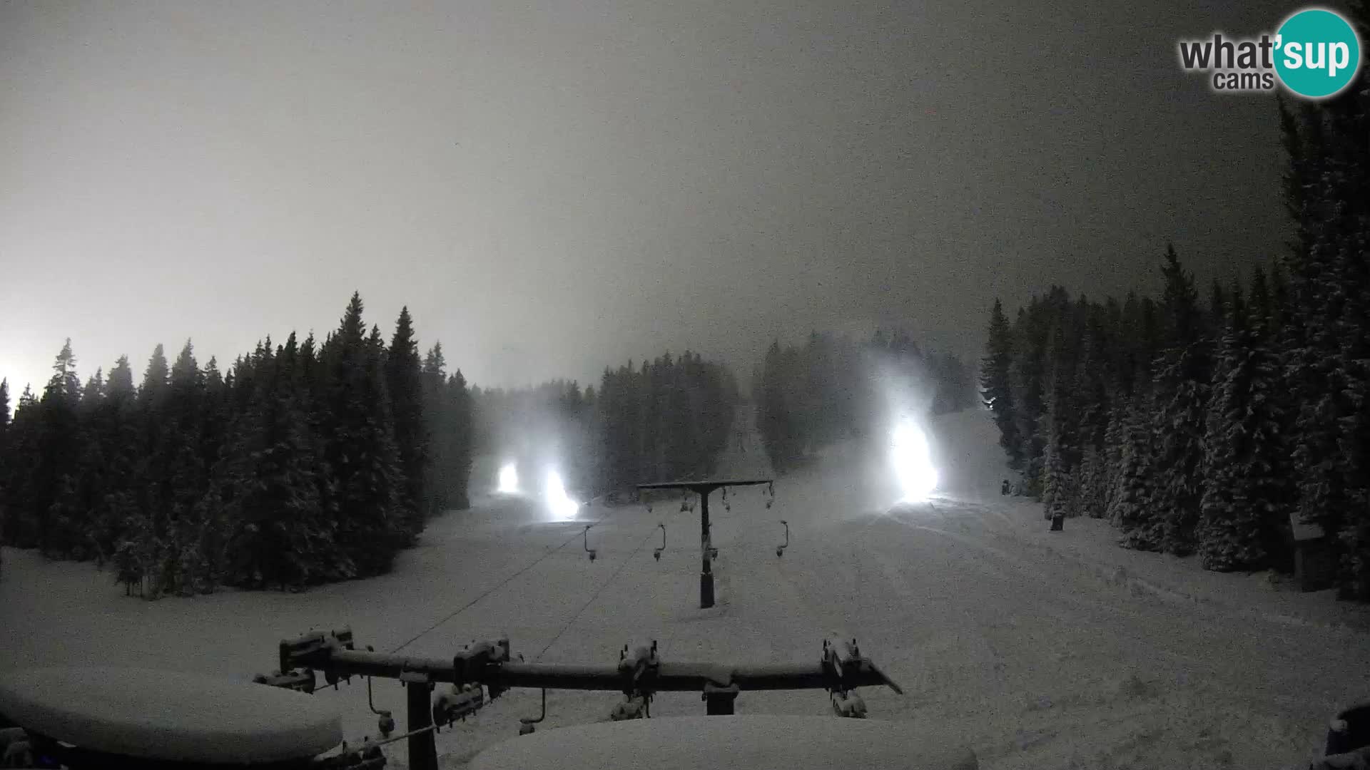 Estación de esquí Rogla Webcam Ostruščica pistas 1 y 2