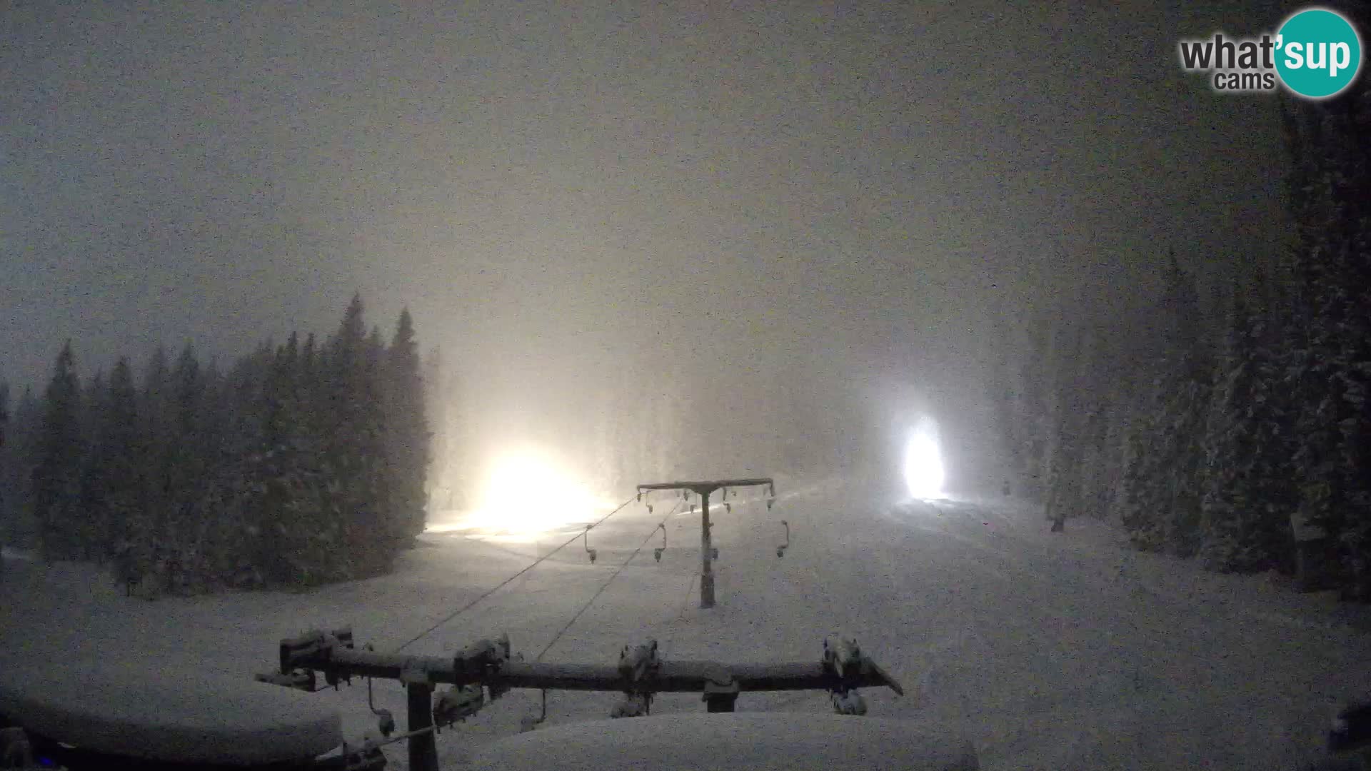 Comprensorio sciistico Rogla Webcam live Ostruščica piste 1 e 2