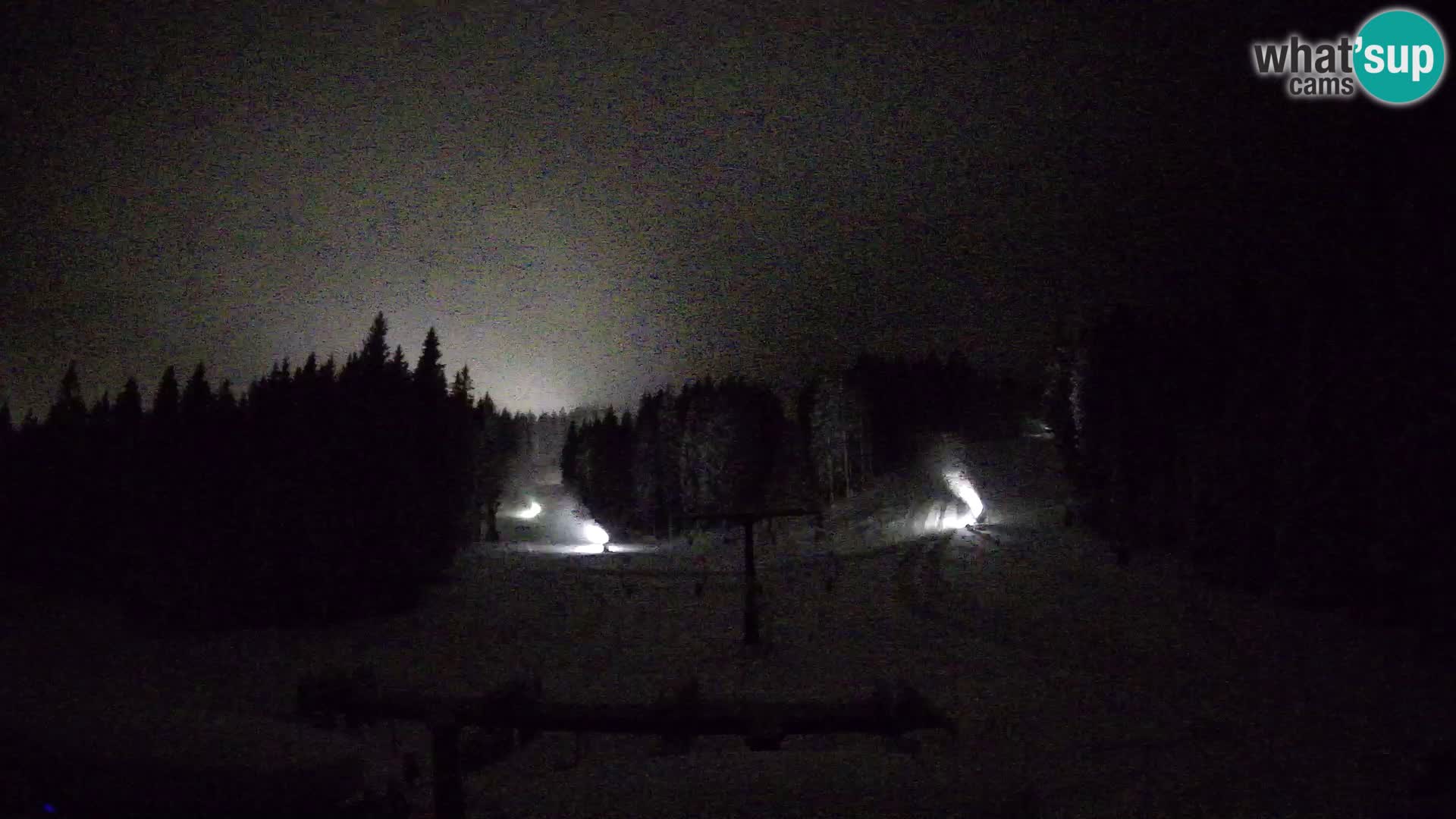 Skigebiet Rogla Webcam Ostruščica Piste 1 und 2