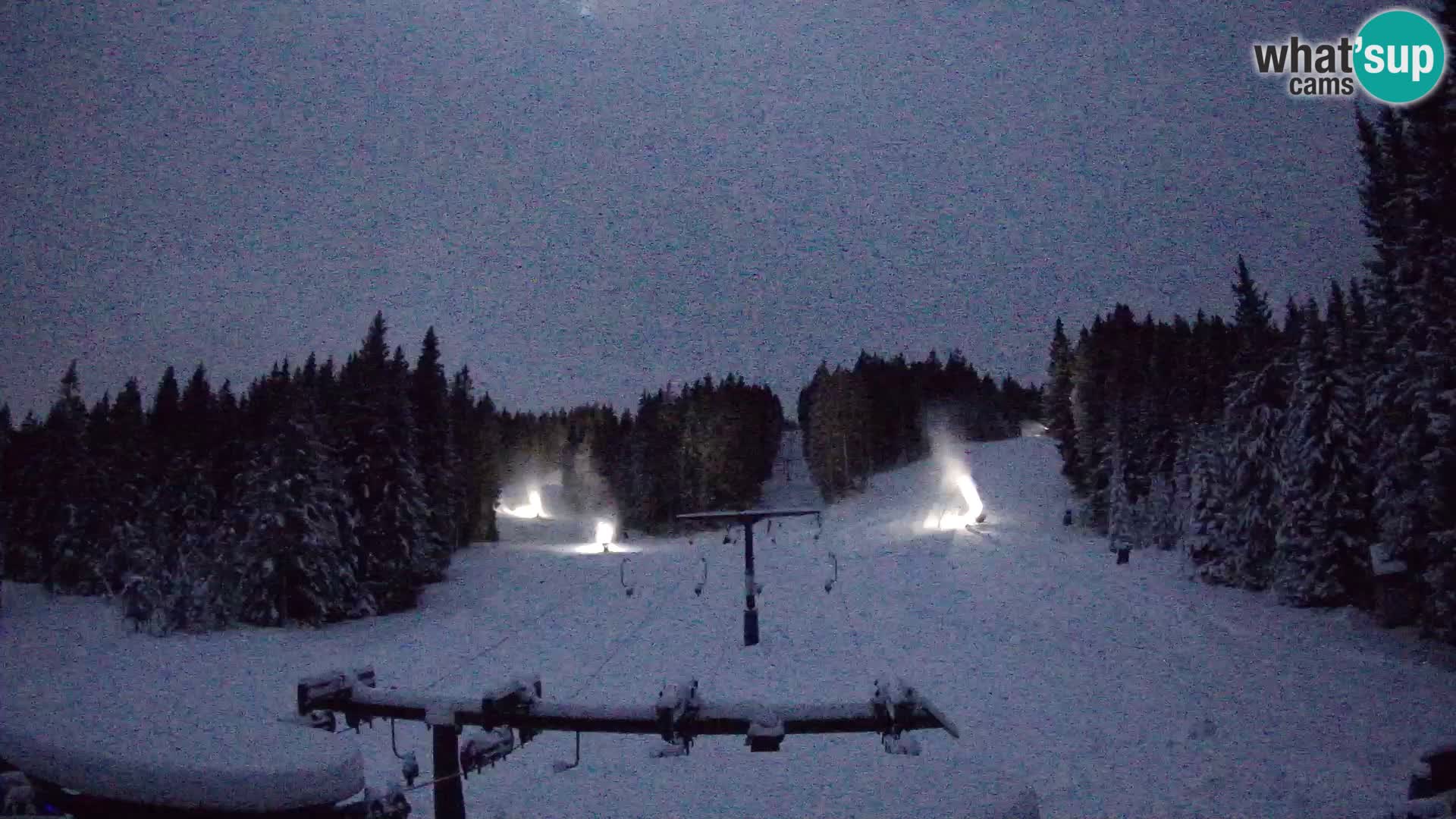 Estación de esquí Rogla Webcam Ostruščica pistas 1 y 2