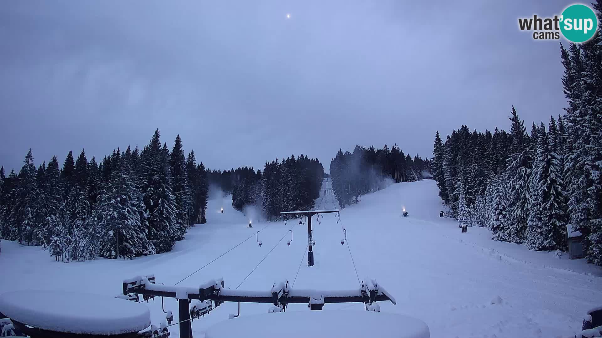 Station de ski Rogla Webcam Ostruščica pistes 1 et 2