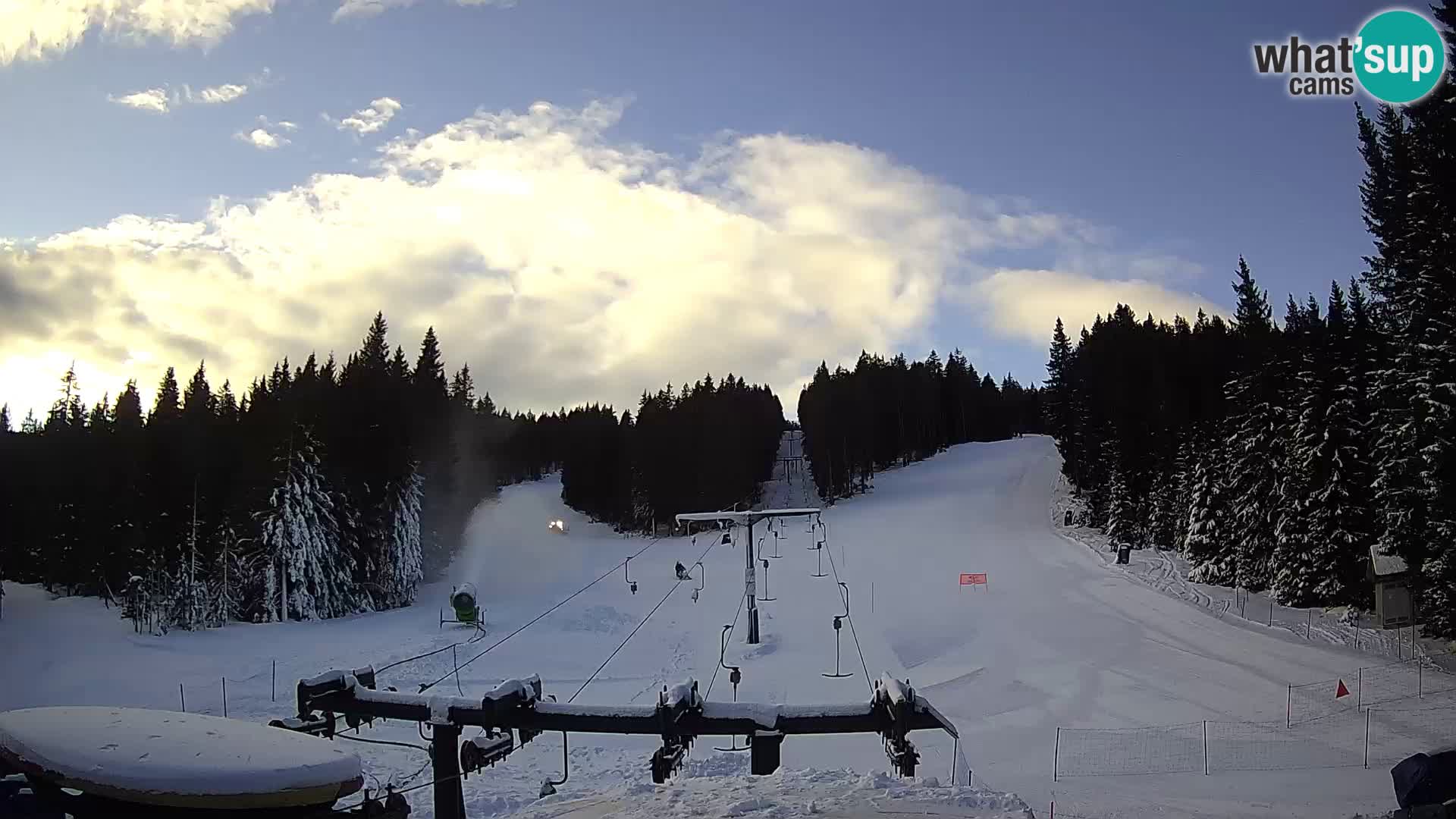 Estación de esquí Rogla Webcam Ostruščica pistas 1 y 2