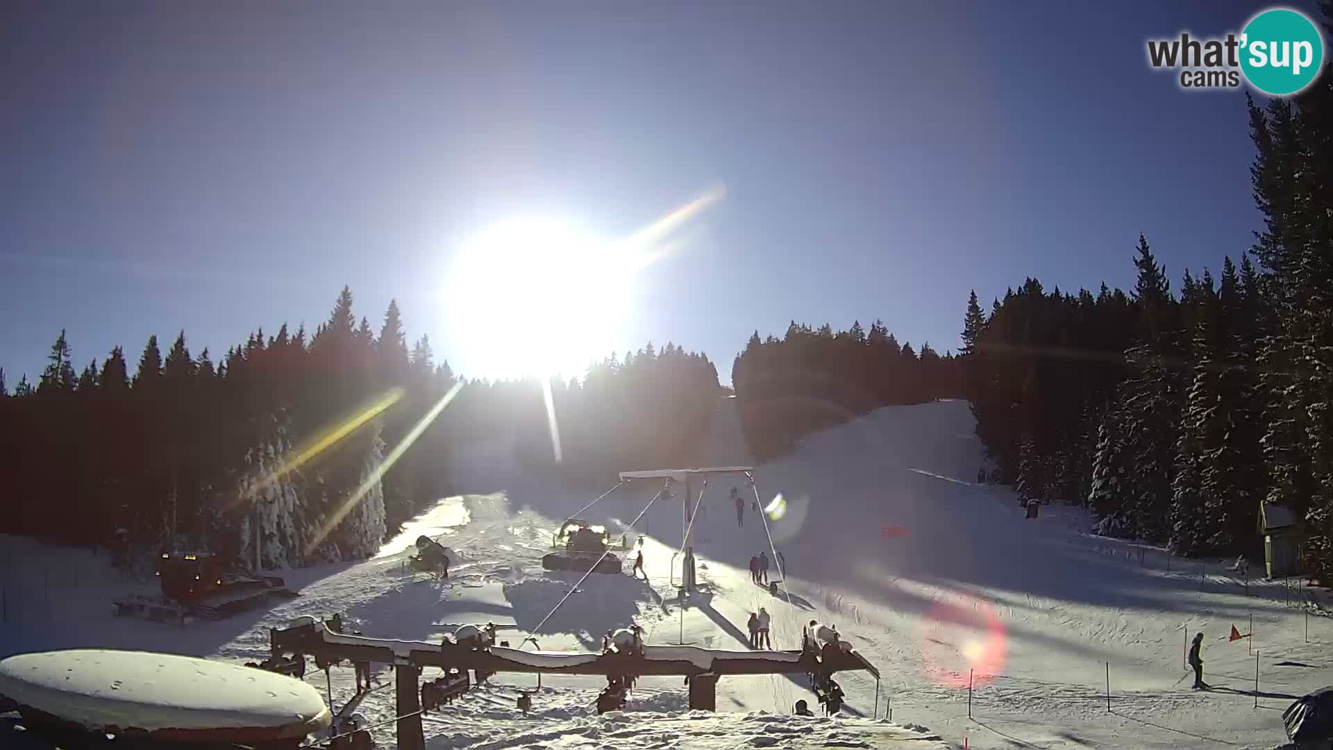 Station de ski Rogla Webcam Ostruščica pistes 1 et 2