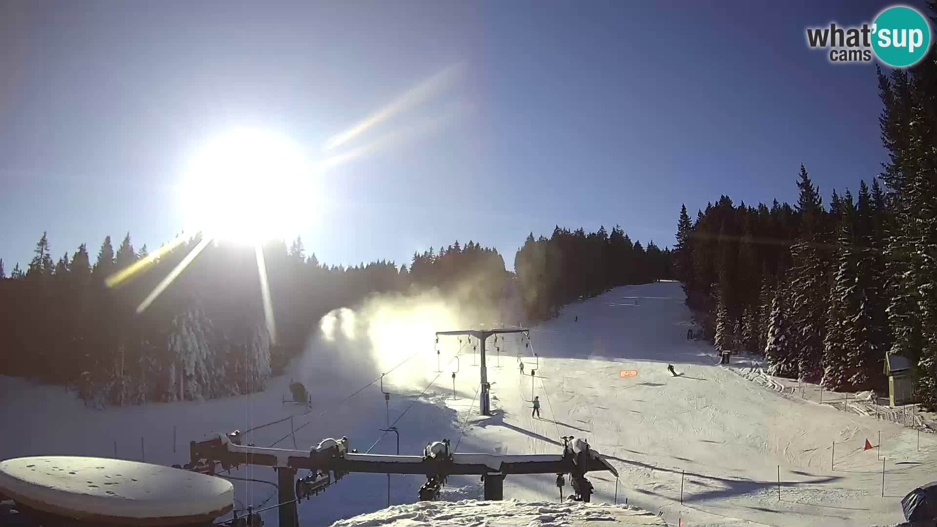 Station de ski Rogla Webcam Ostruščica pistes 1 et 2