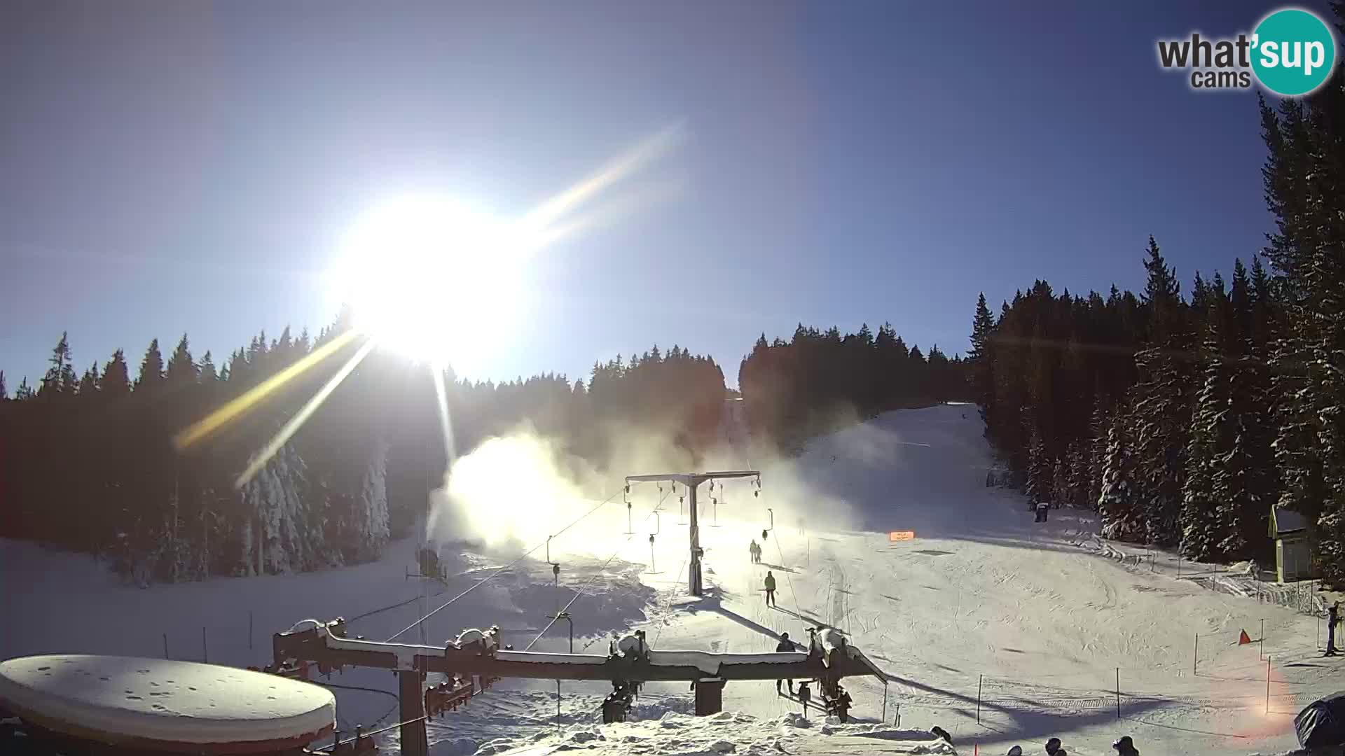 Estación de esquí Rogla Webcam Ostruščica pistas 1 y 2