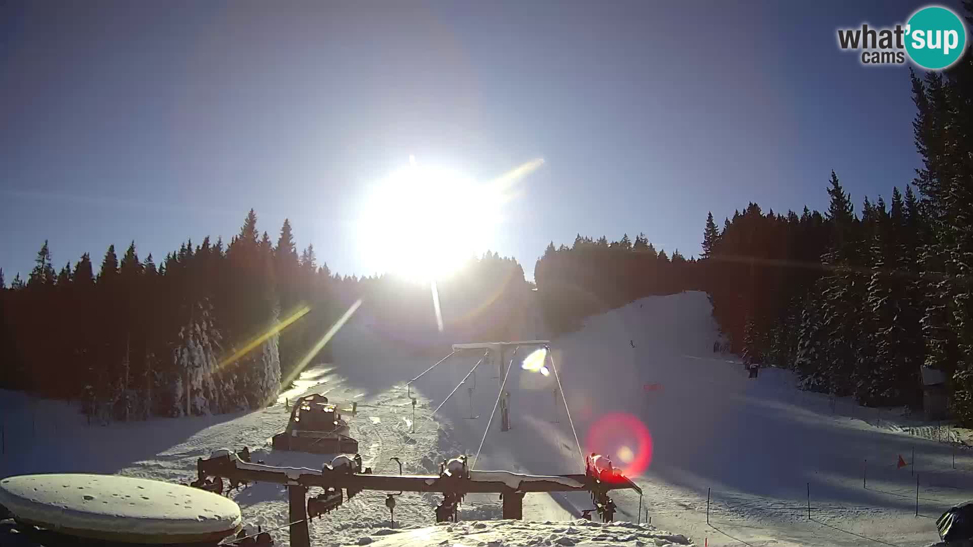 Comprensorio sciistico Rogla Webcam live Ostruščica piste 1 e 2