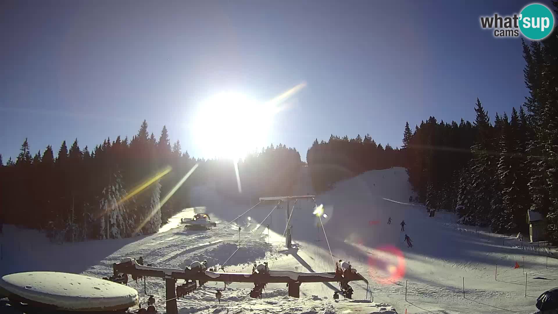 Skigebiet Rogla Webcam Ostruščica Piste 1 und 2