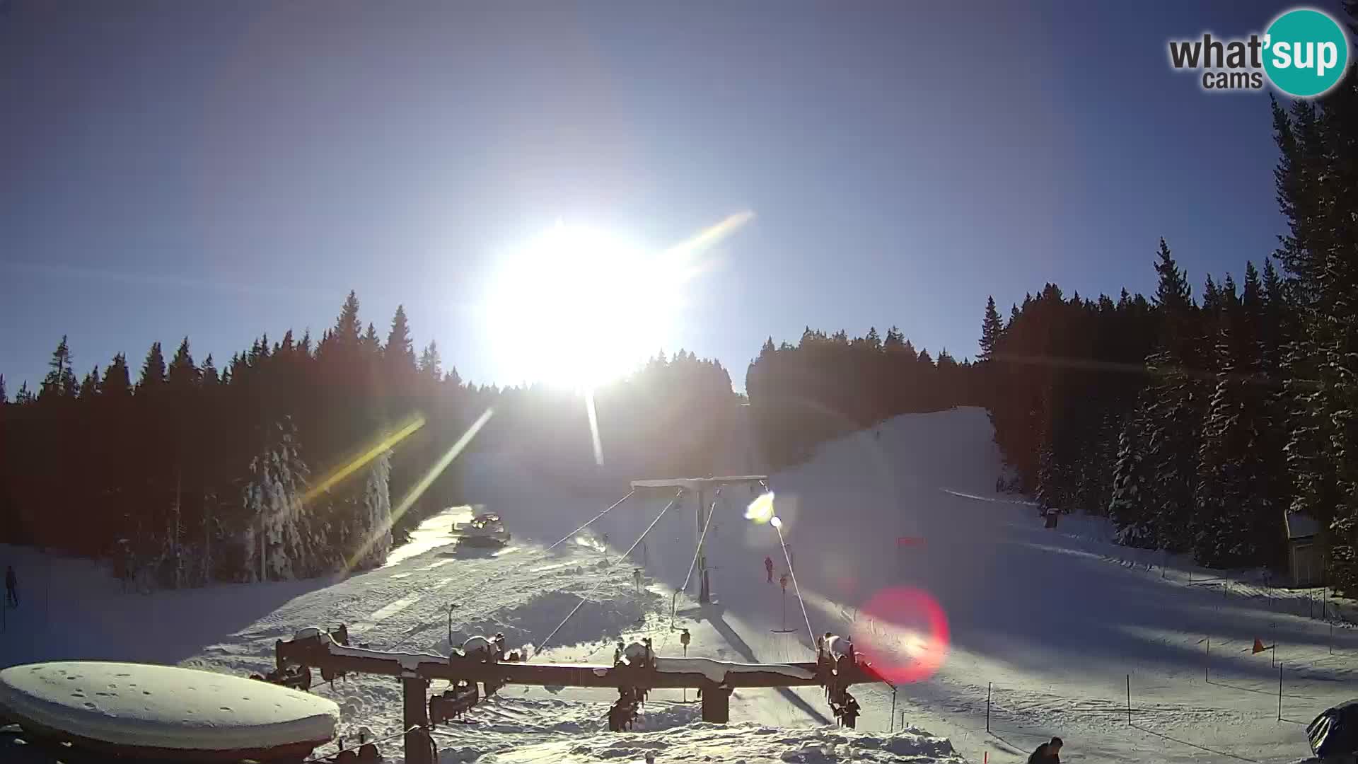 Station de ski Rogla Webcam Ostruščica pistes 1 et 2