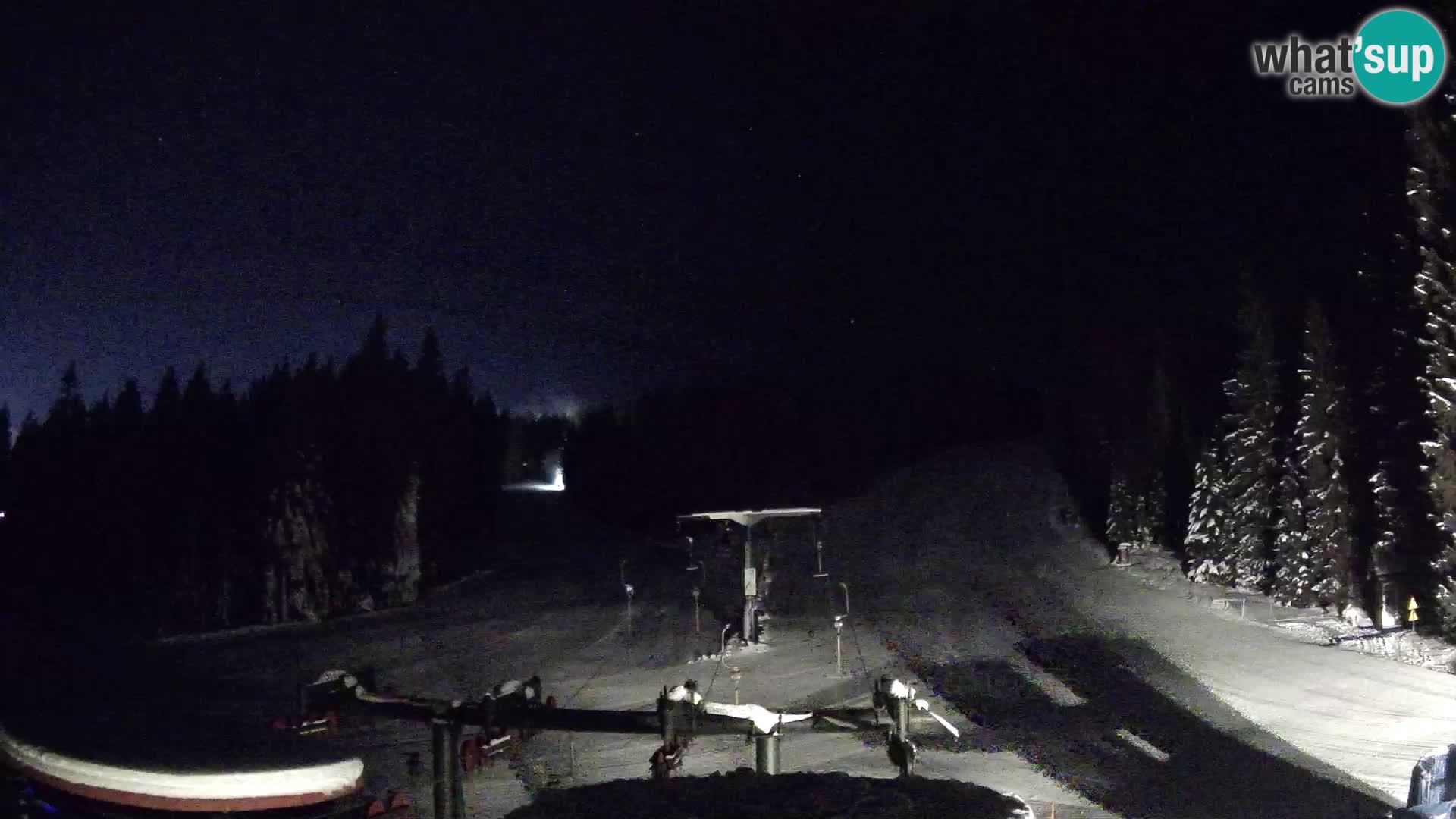 Skigebiet Rogla Webcam Ostruščica Piste 1 und 2