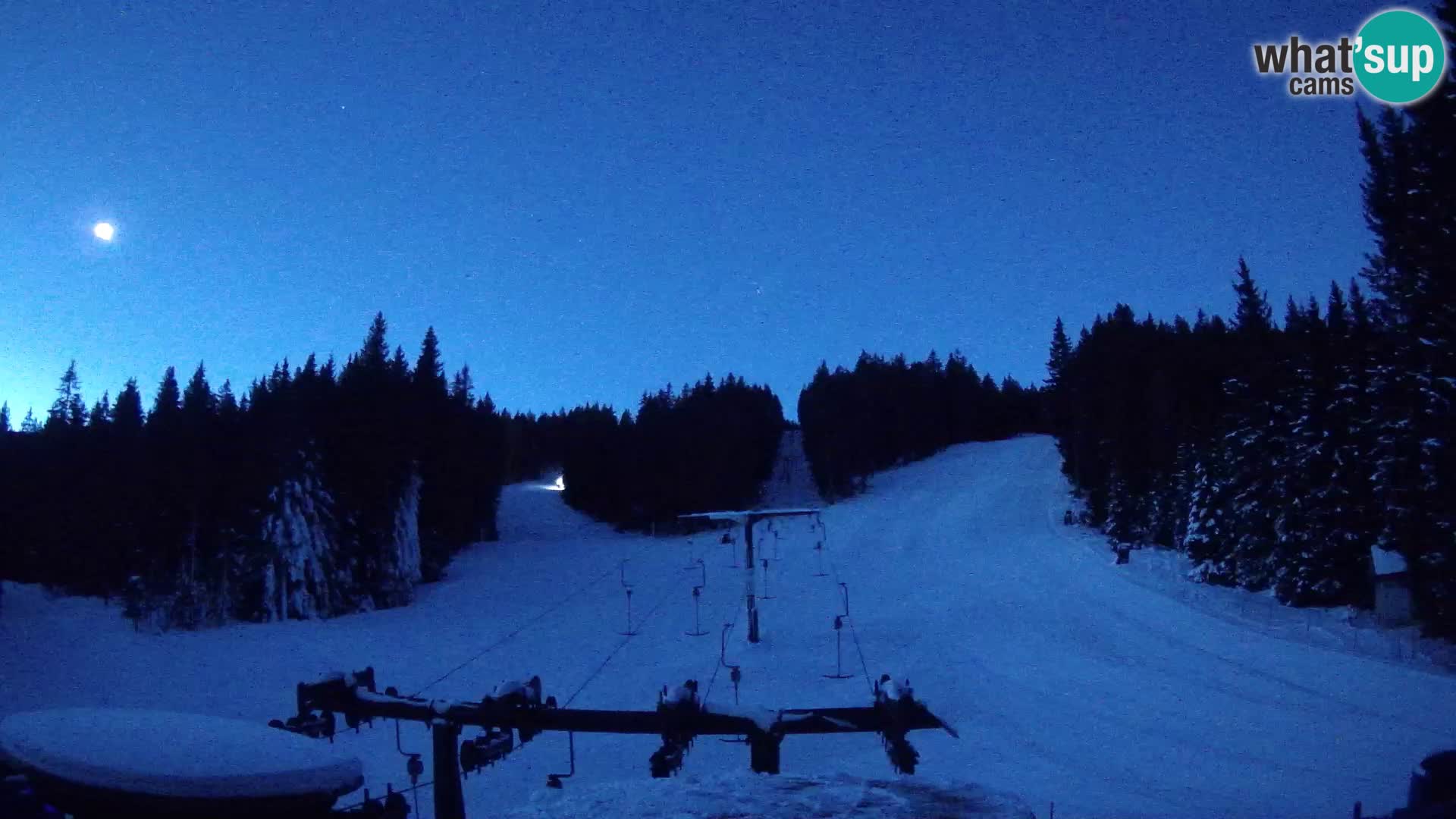 Estación de esquí Rogla Webcam Ostruščica pistas 1 y 2