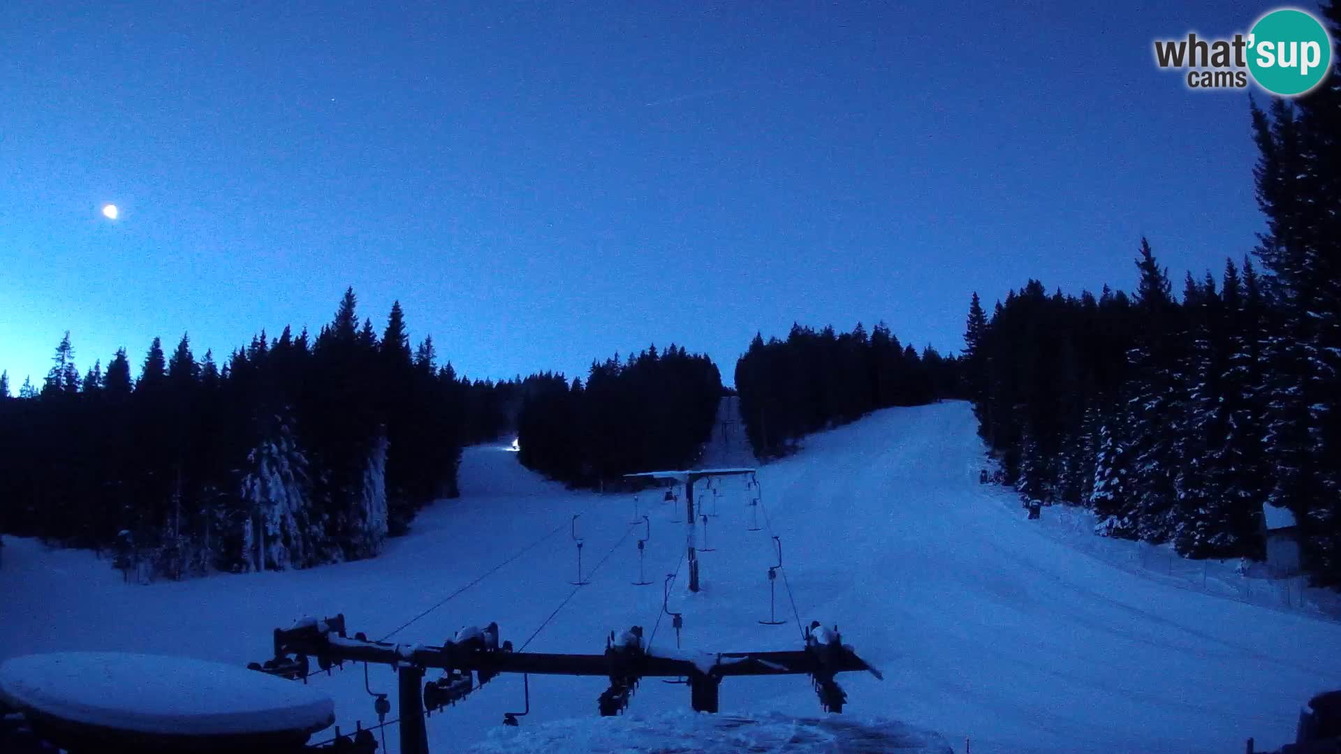 Comprensorio sciistico Rogla Webcam live Ostruščica piste 1 e 2