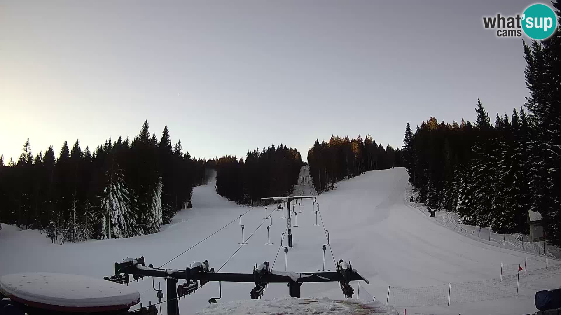 Station de ski Rogla Webcam Ostruščica pistes 1 et 2